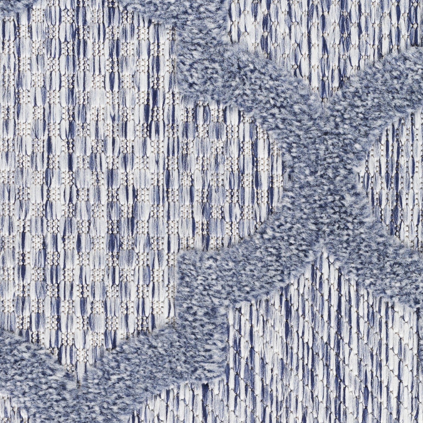 Nourison Easy Care 4' x 6' Denim Blue Modern Rug