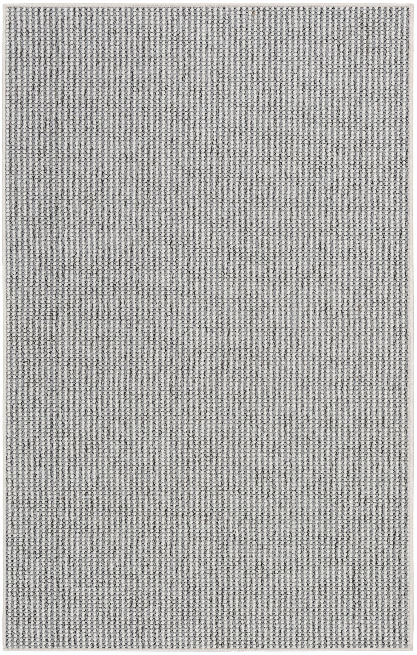 Nourison Natural Texture 2'2" x 3'9" Ivory Grey Farmhouse Indoor Rug