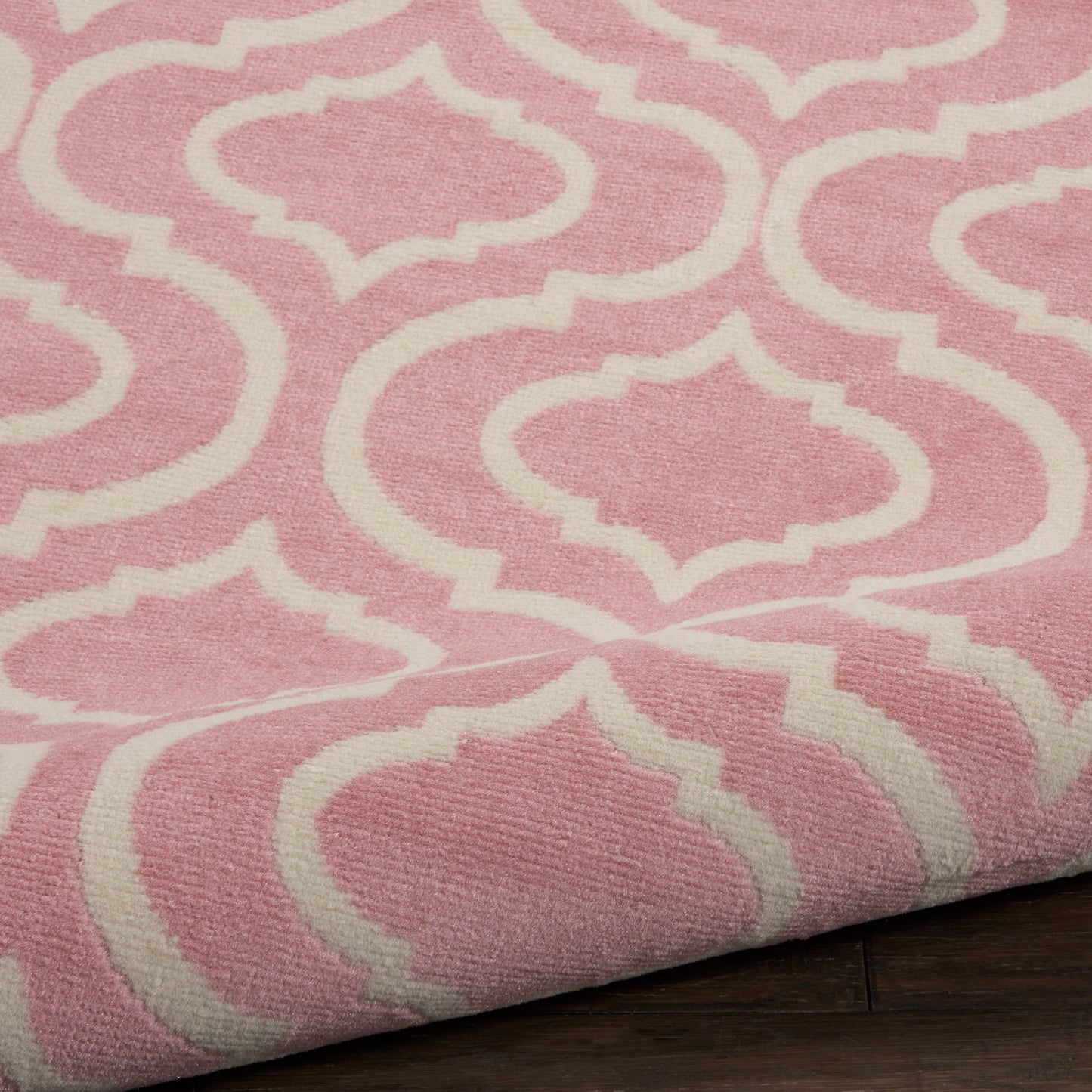 Nourison Jubilant 8' x Round Pink Contemporary Indoor Rug