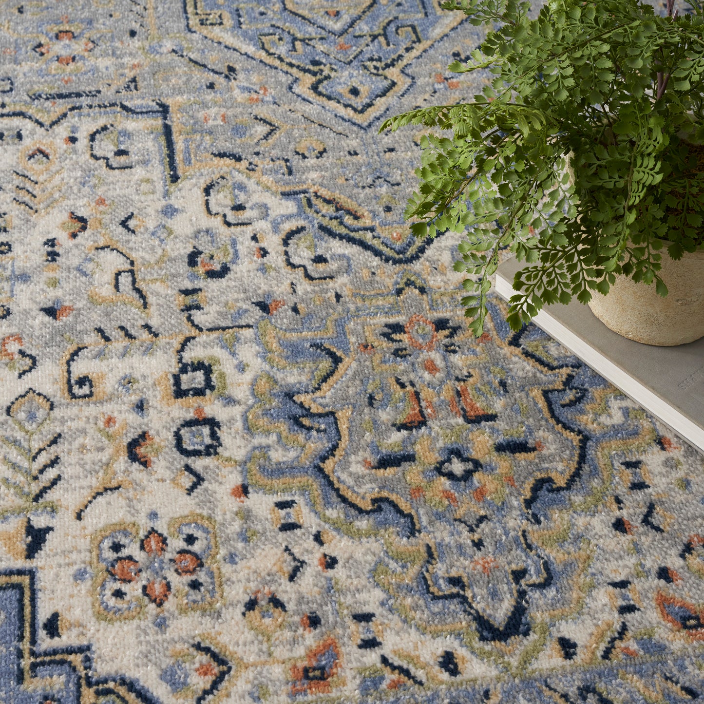 Nourison Nourison Essentials Persian 8' x 10' Blue Vintage Rug
