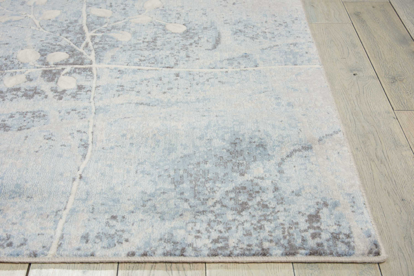 Nourison Somerset 9'6" x 13' Silver/Blue Indoor Rug