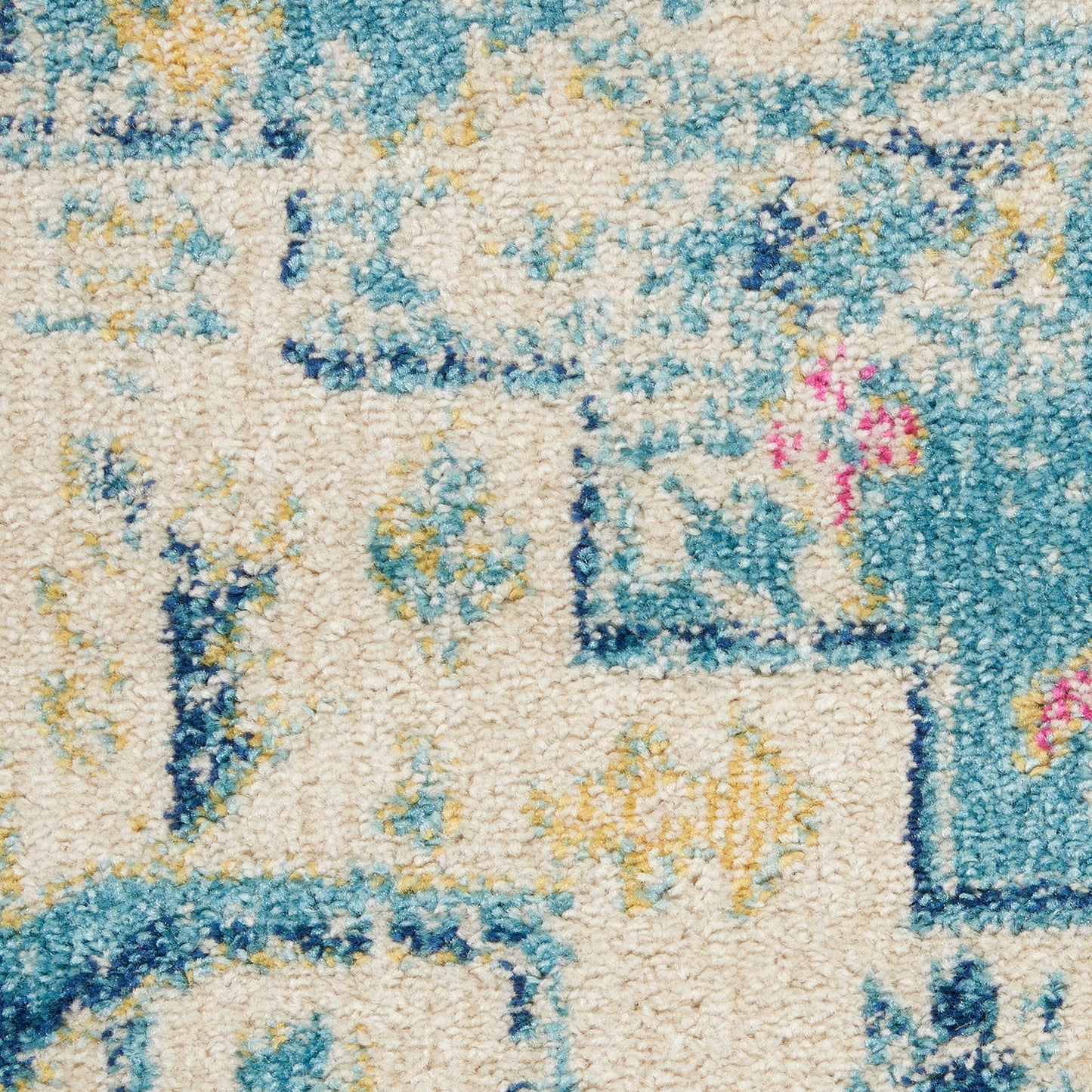 Nourison Passion 8' x 10' Ivory/Light Blue Bohemian Indoor Rug