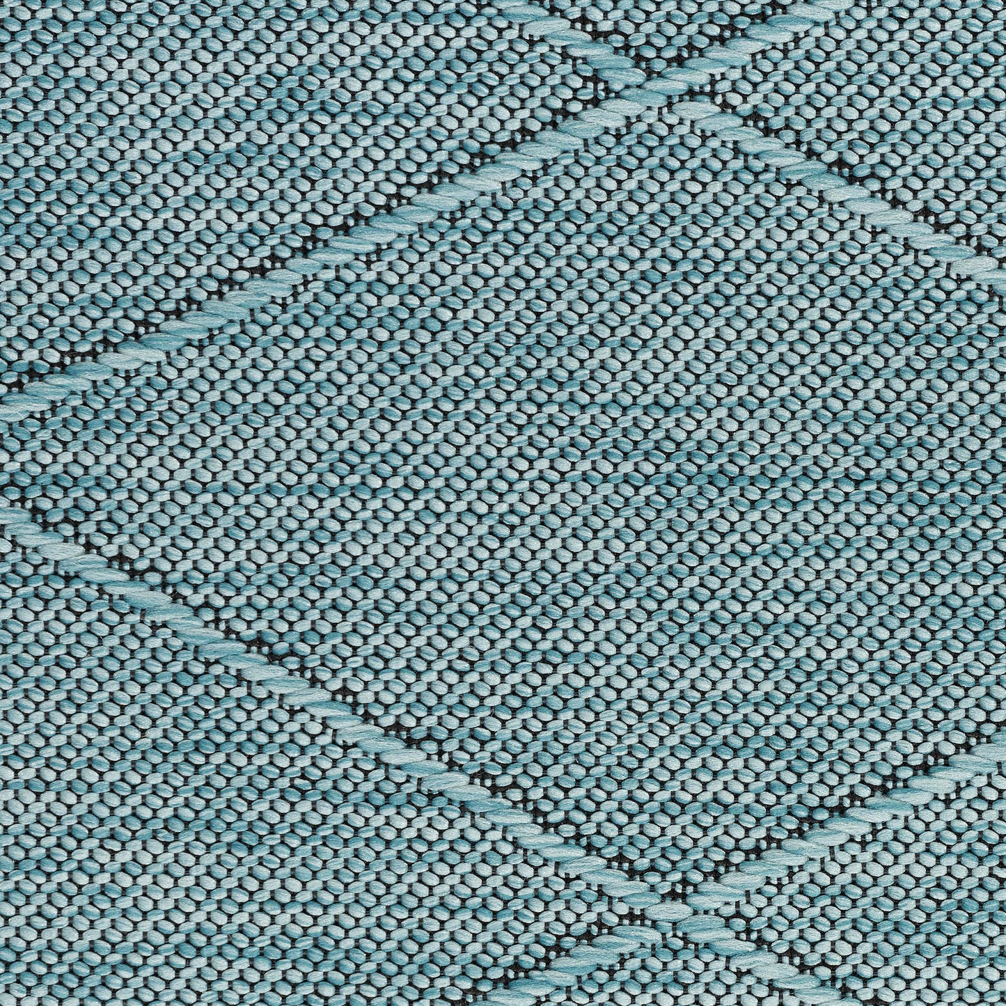 Nourison Washable Solutions 8' x Round Aqua Modern Rug