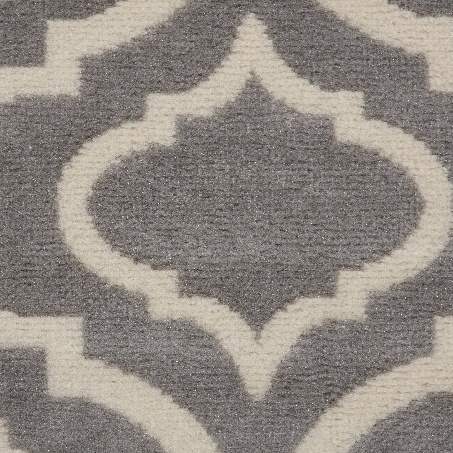 Nourison Jubilant 2' x 6' Grey Contemporary Indoor Rug