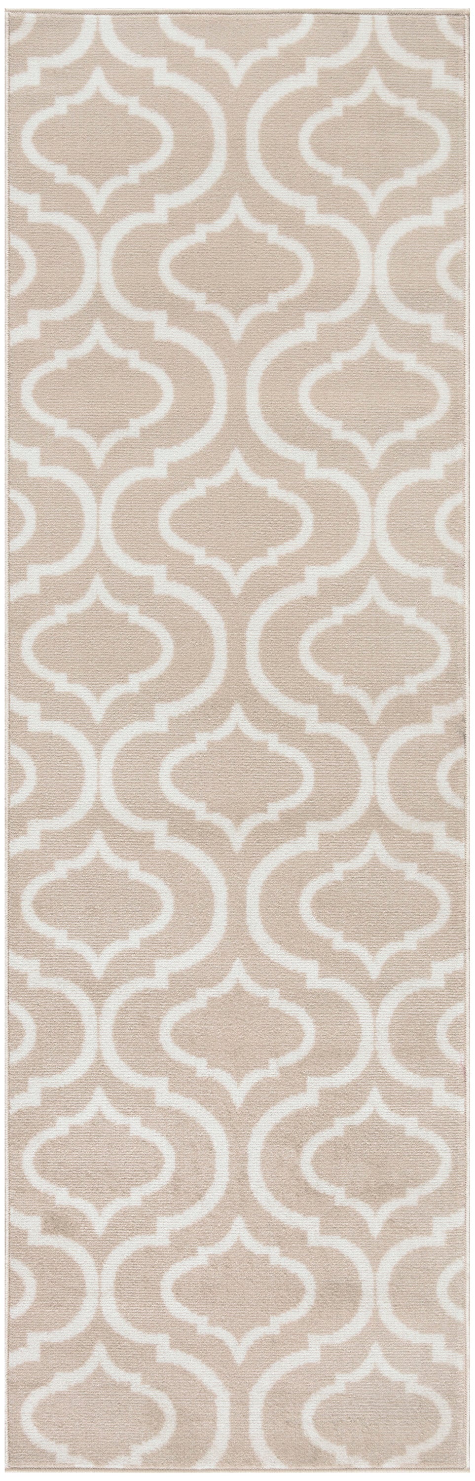 Nourison Jubilant 2'3" x 7'3" Beige Contemporary Indoor Rug