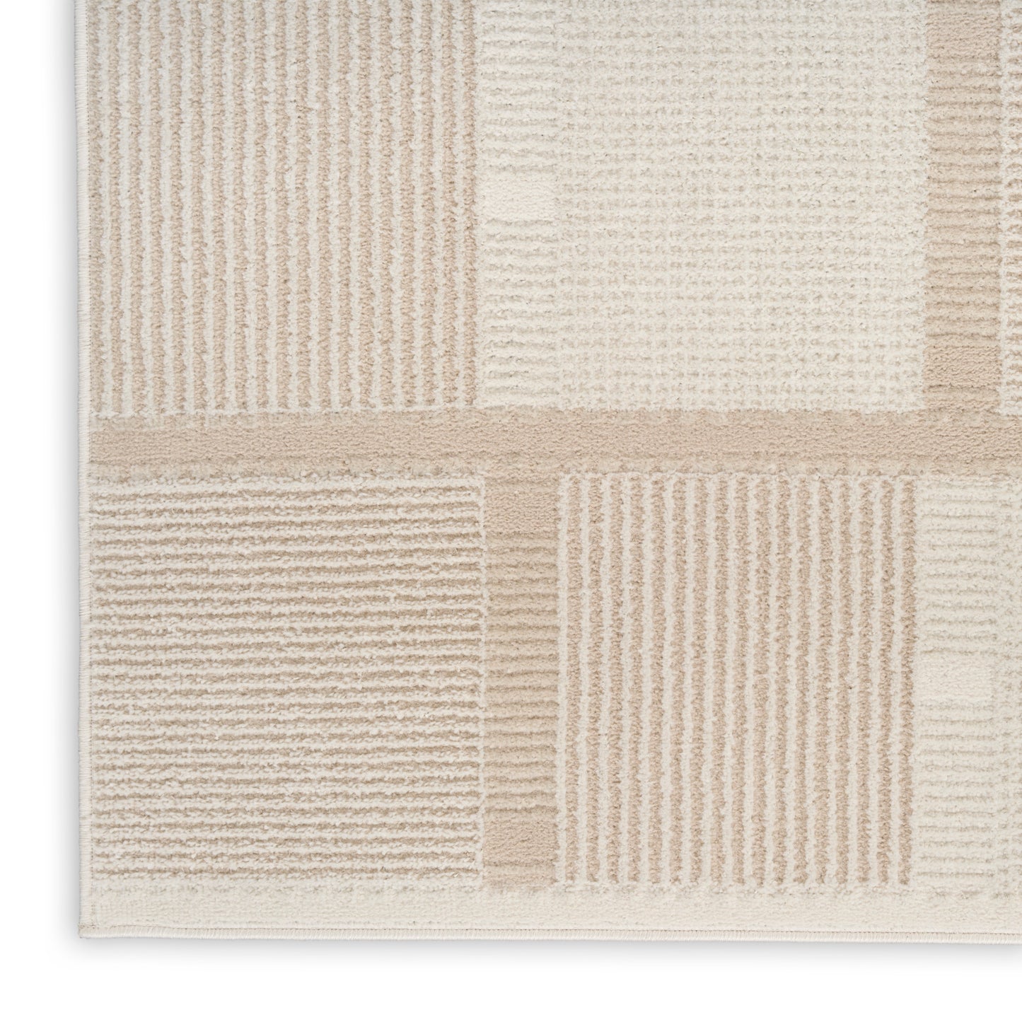 Nourison Nordic 8' x 10' Ivory Taupe Modern Indoor Rug
