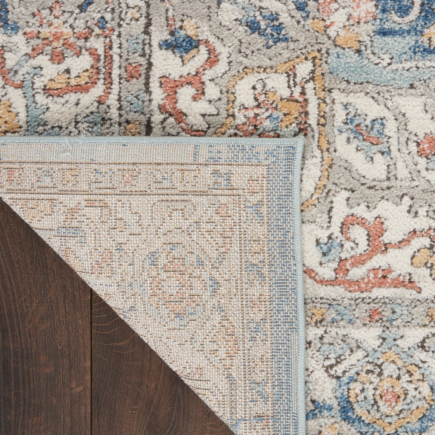 Nourison Quarry 10' x 14' Ivory Blue Vintage Indoor Rug