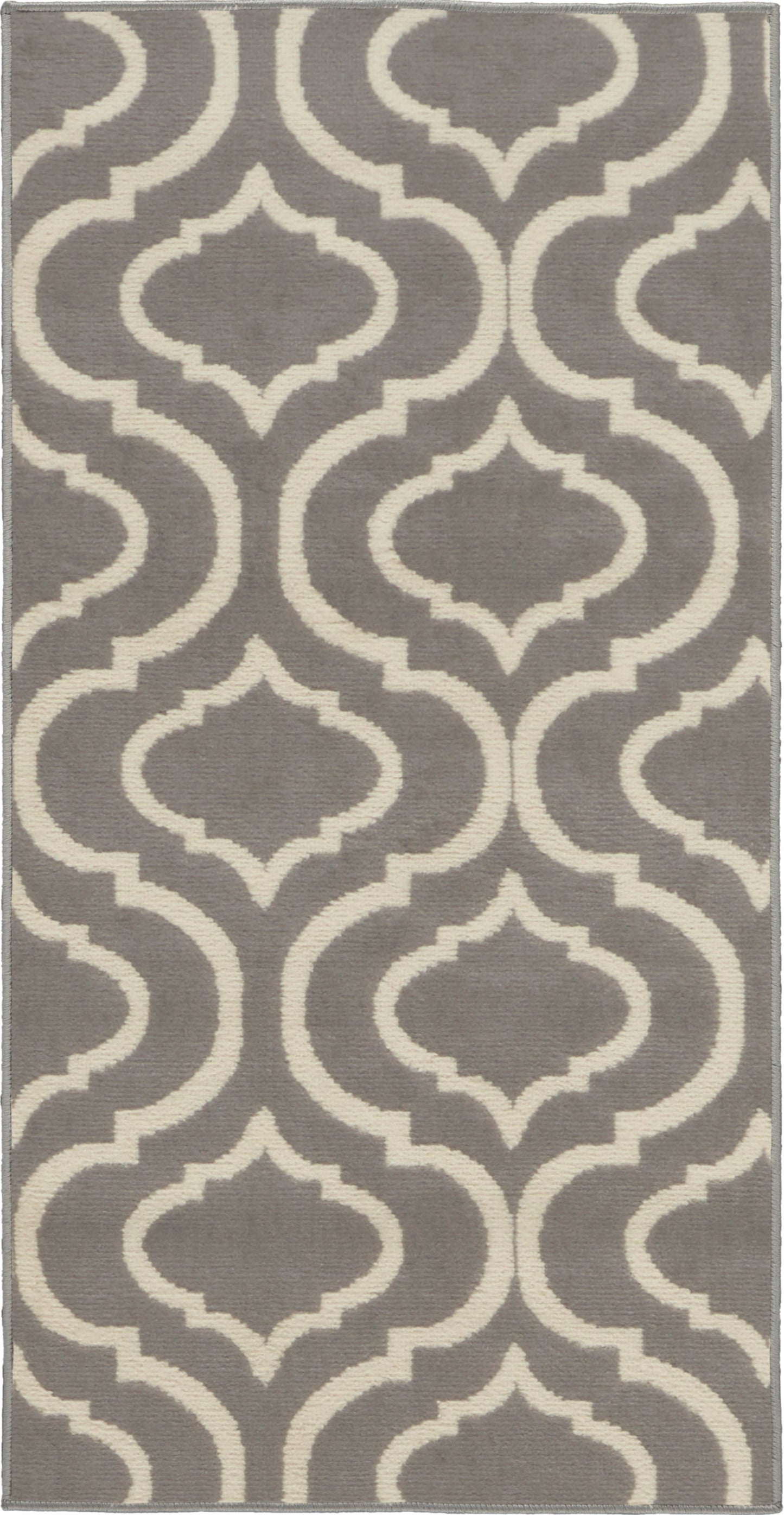 Nourison Jubilant 2' x 4' Grey Contemporary Indoor Rug