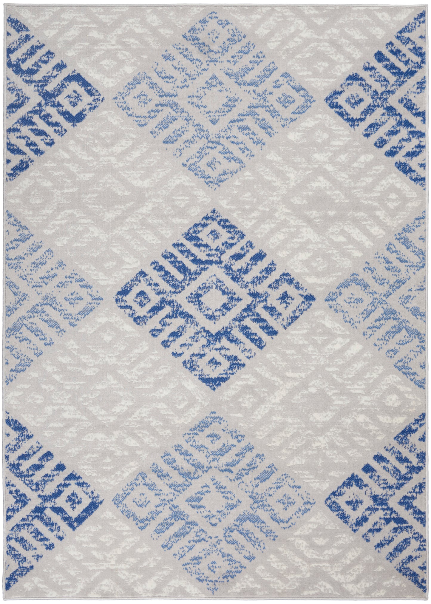 Nourison Whimsicle 6' x 9' Grey Blue Bohemian Indoor Rug