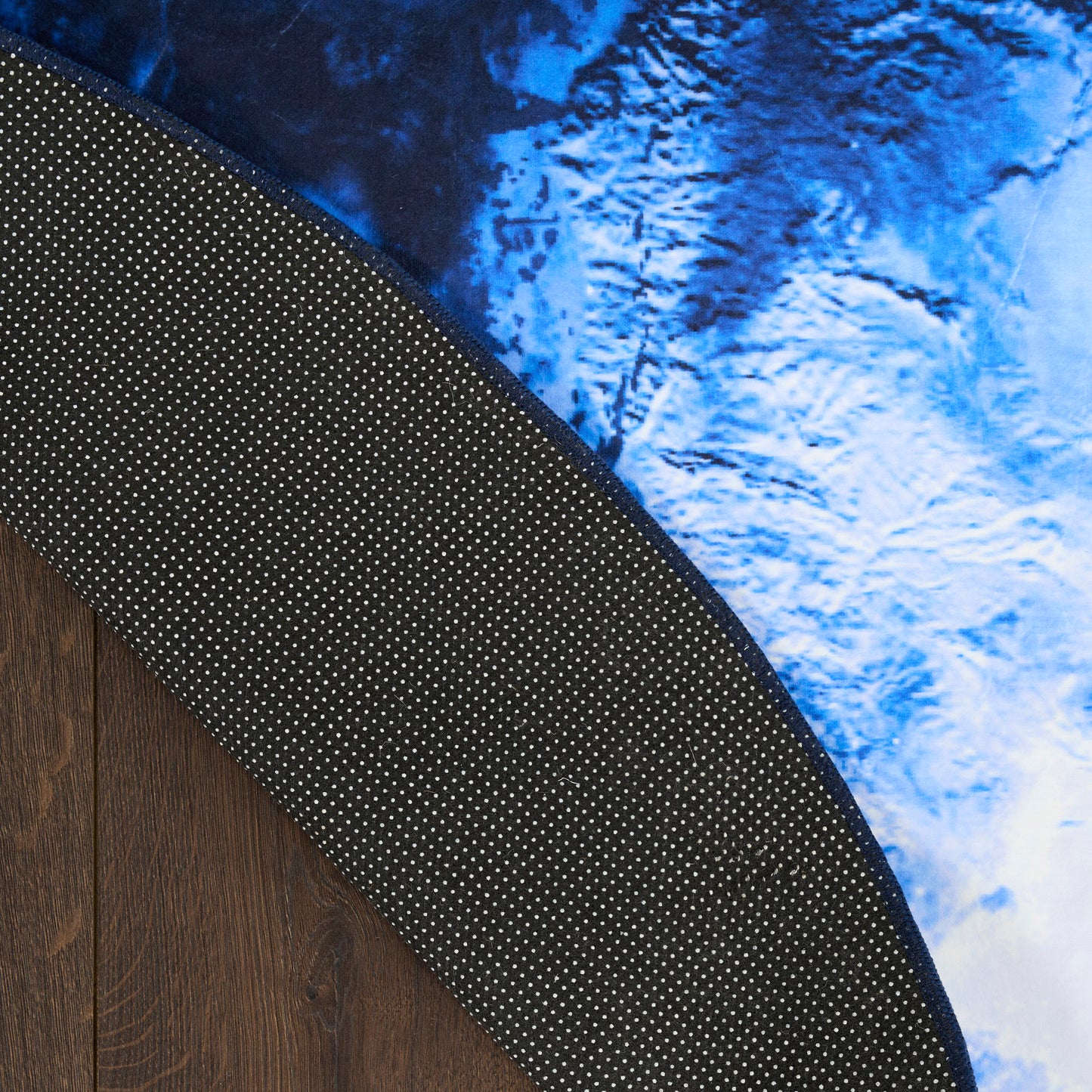 Nourison Imagination 5' x Round Blue Kids Indoor Rug