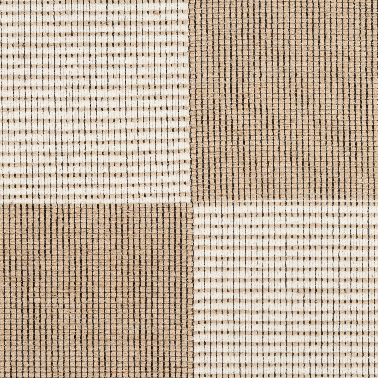 Nourison Washable Modern Jute 5'3" x 7'3" Natural Ivory Modern Indoor Rug