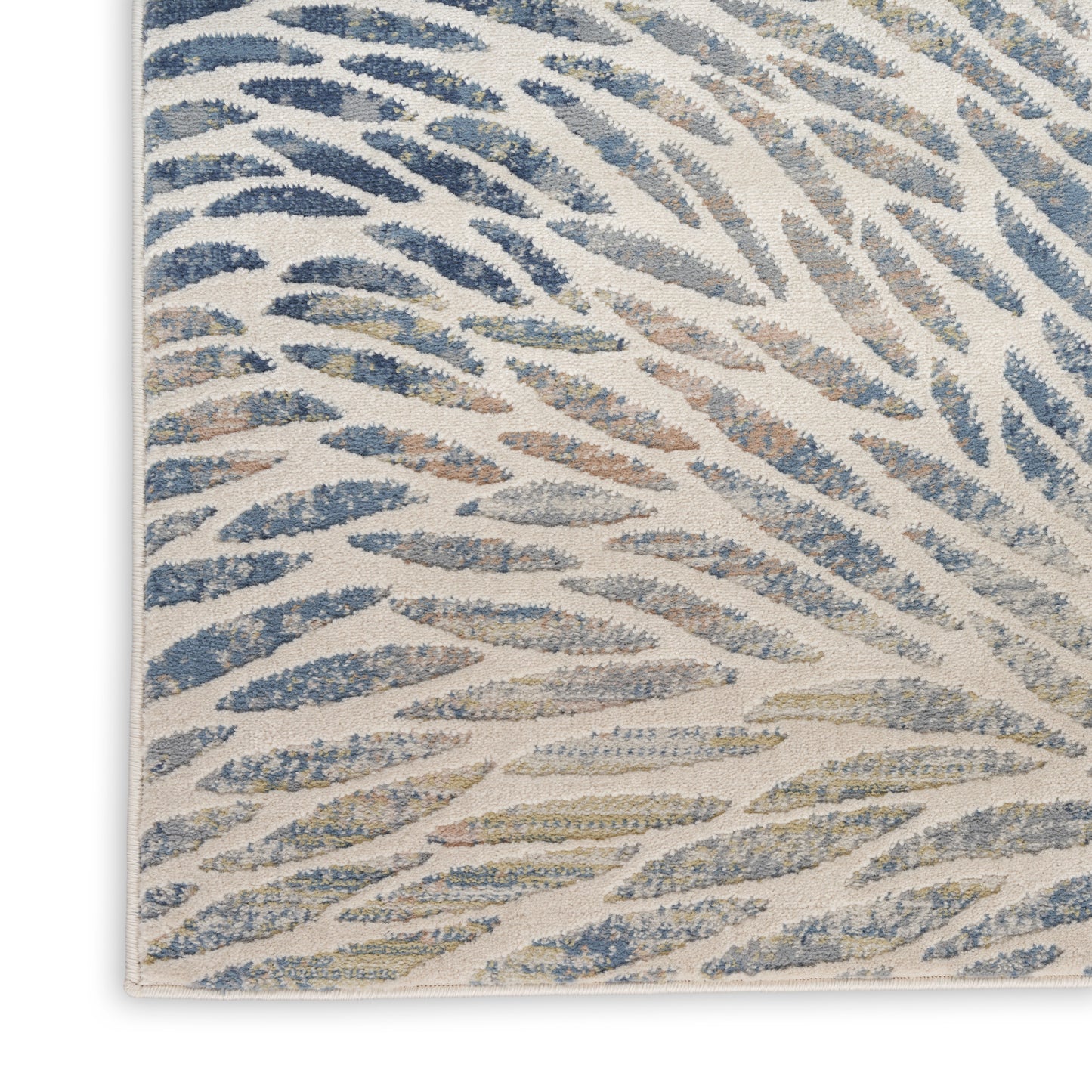 Nourison Exhale 2'2" x 7'6" Multicolor Modern Indoor Rug