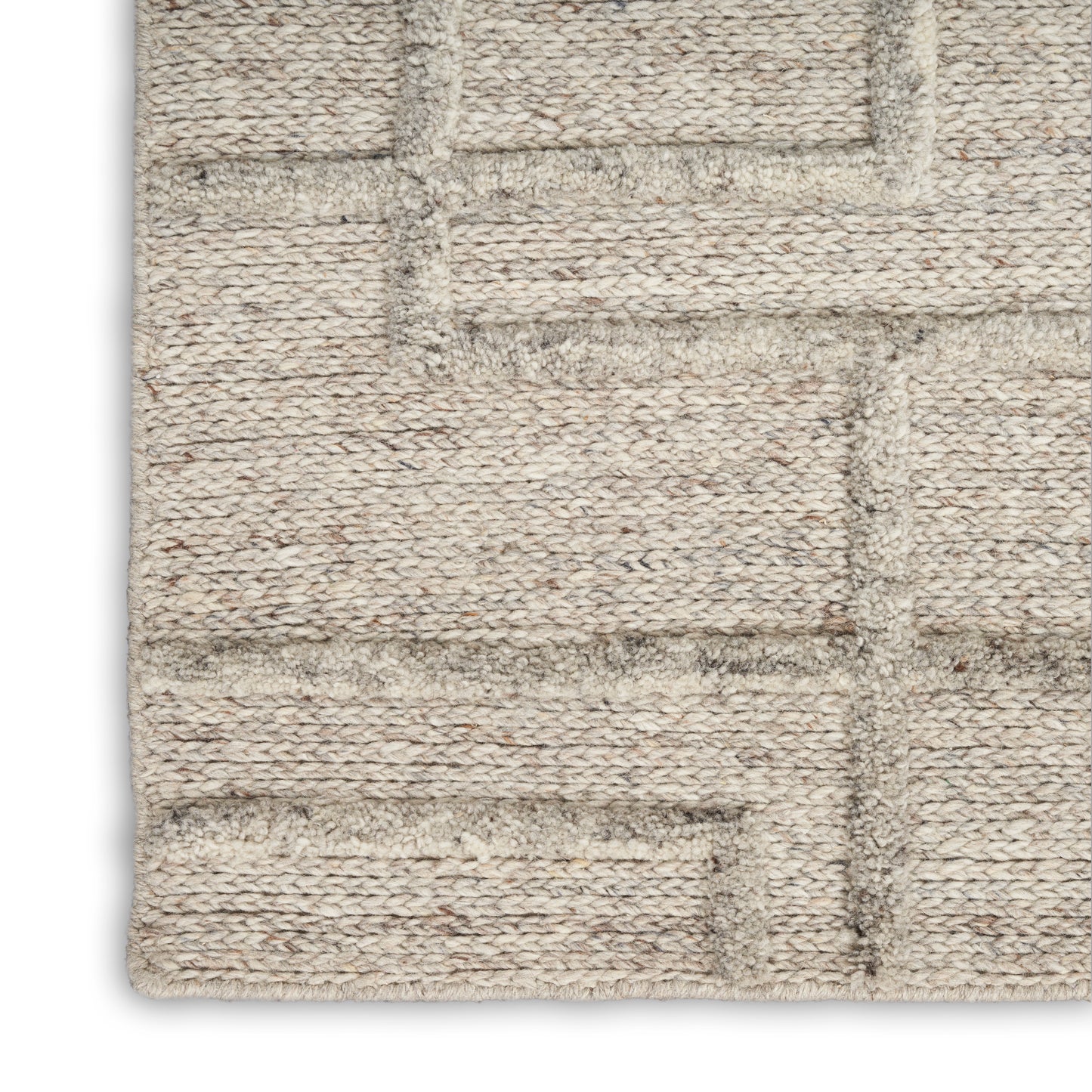 Calvin Klein CK045 Impressions 5'3" x 7'3" Silver Modern Indoor Rug
