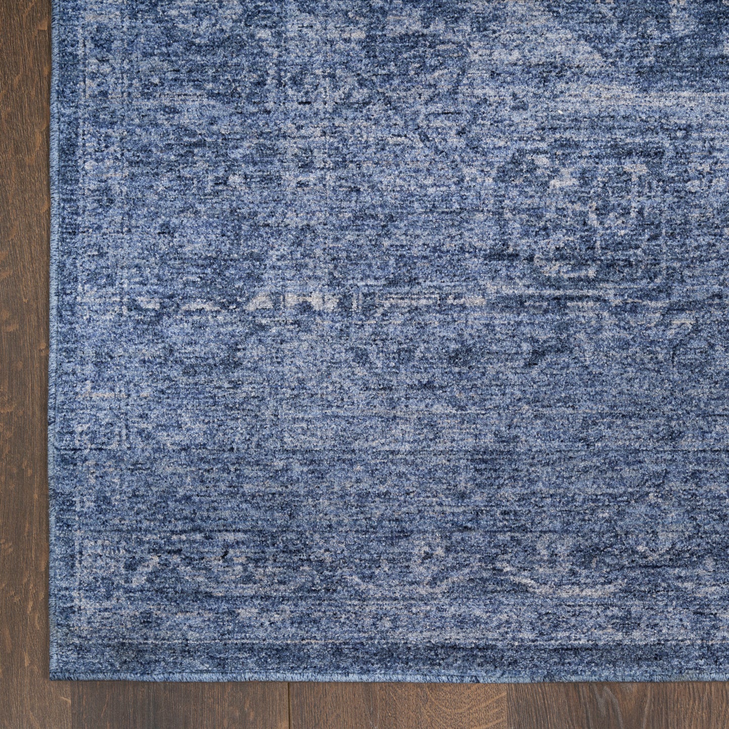 DKNY Pure Shades 5'3" x 7'8" Blue Vintage Indoor Rug