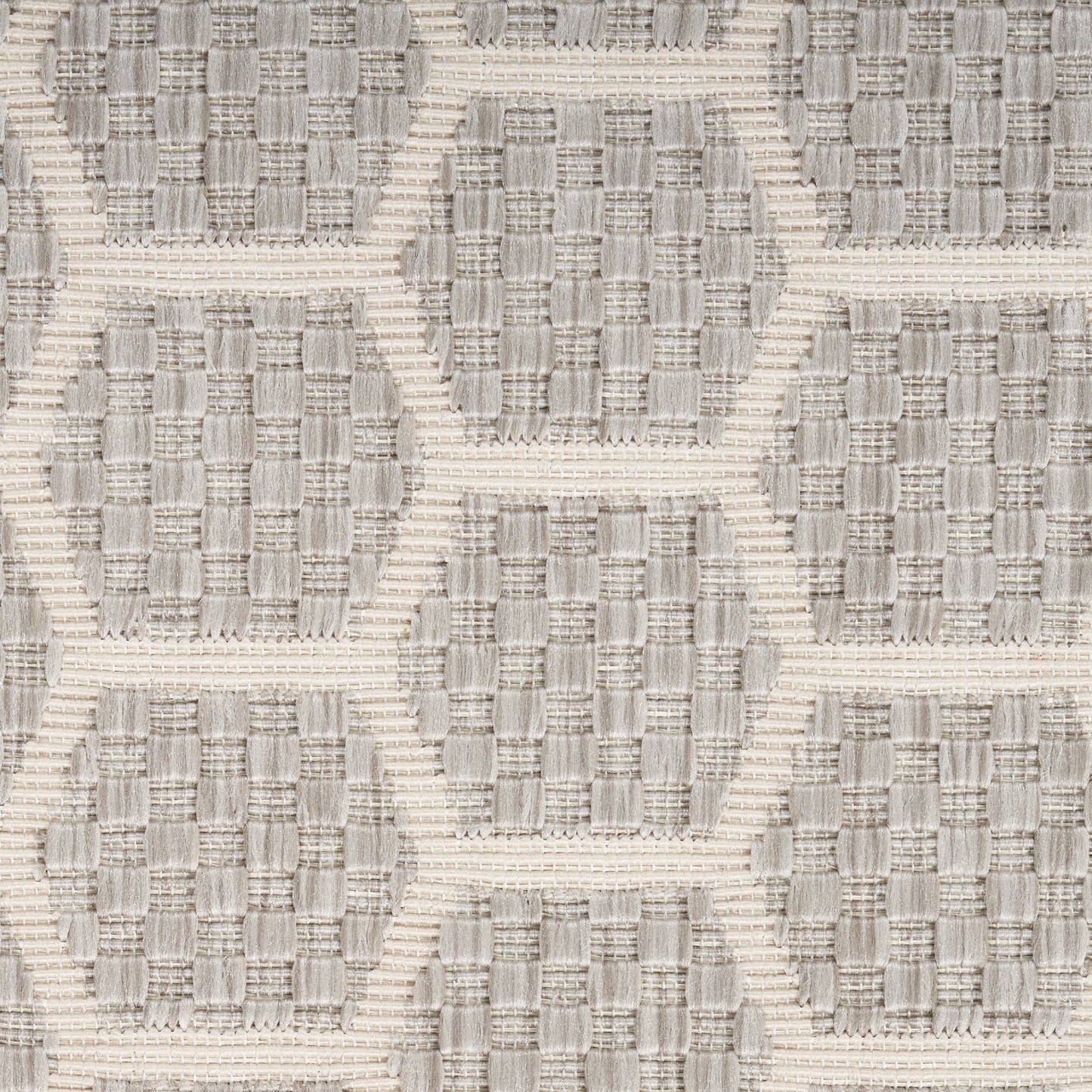 Nourison Twist Reversible 10' x 14' Grey Modern Rug