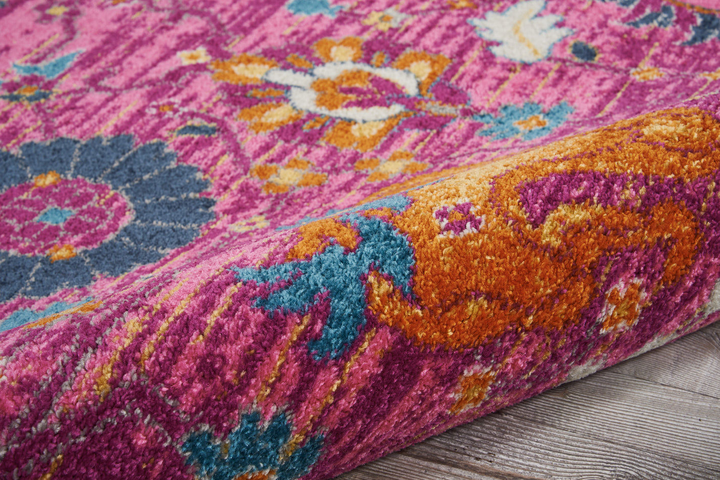 Nourison Passion 1'10" x 2'10" Fuchsia Bohemian Indoor Rug