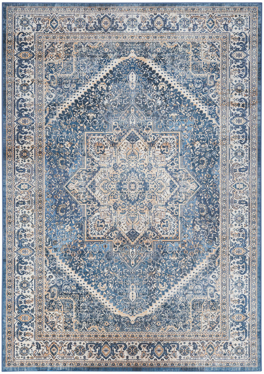 Nourison Vintage Home 5' x 7' Blue Bohemian Indoor Rug