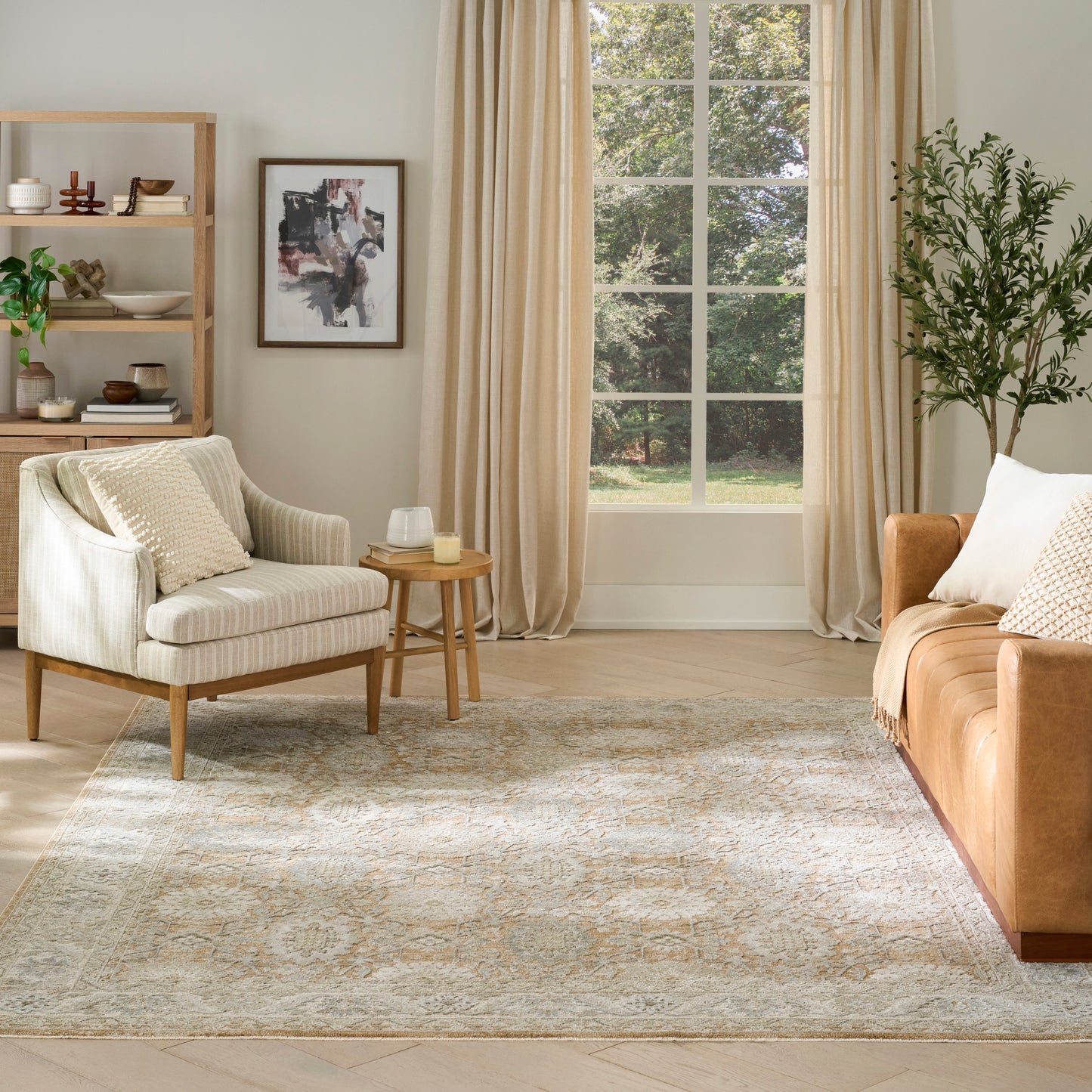 Nourison Envy 9'3" x 12'7" Mocha Vintage Indoor Rug