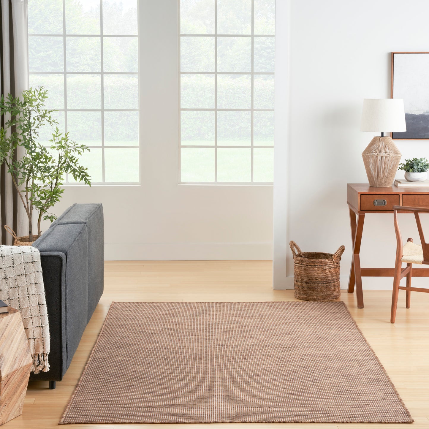 Nourison Positano 5' x 7' Jute Modern Rug