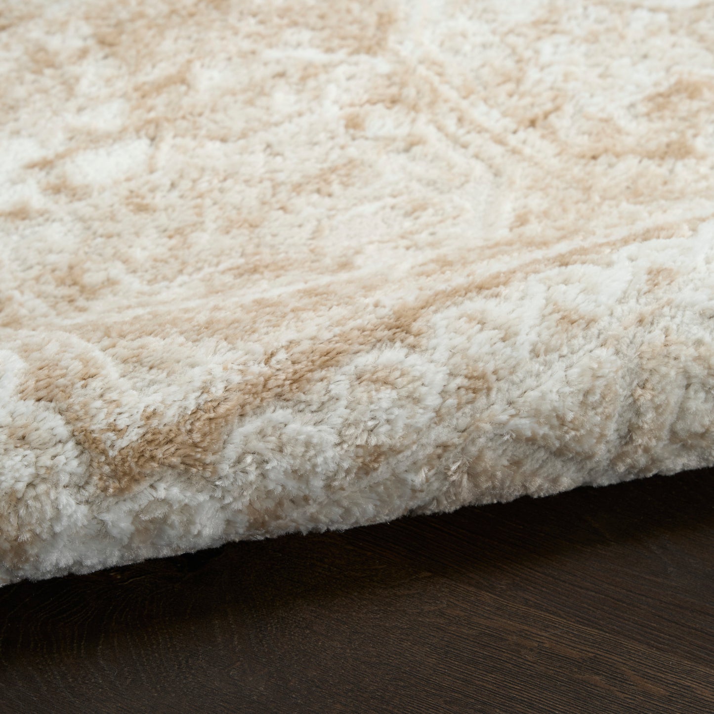 Nourison Dekor 7'10" x 9'10" Cream Beige Vintage Indoor Rug