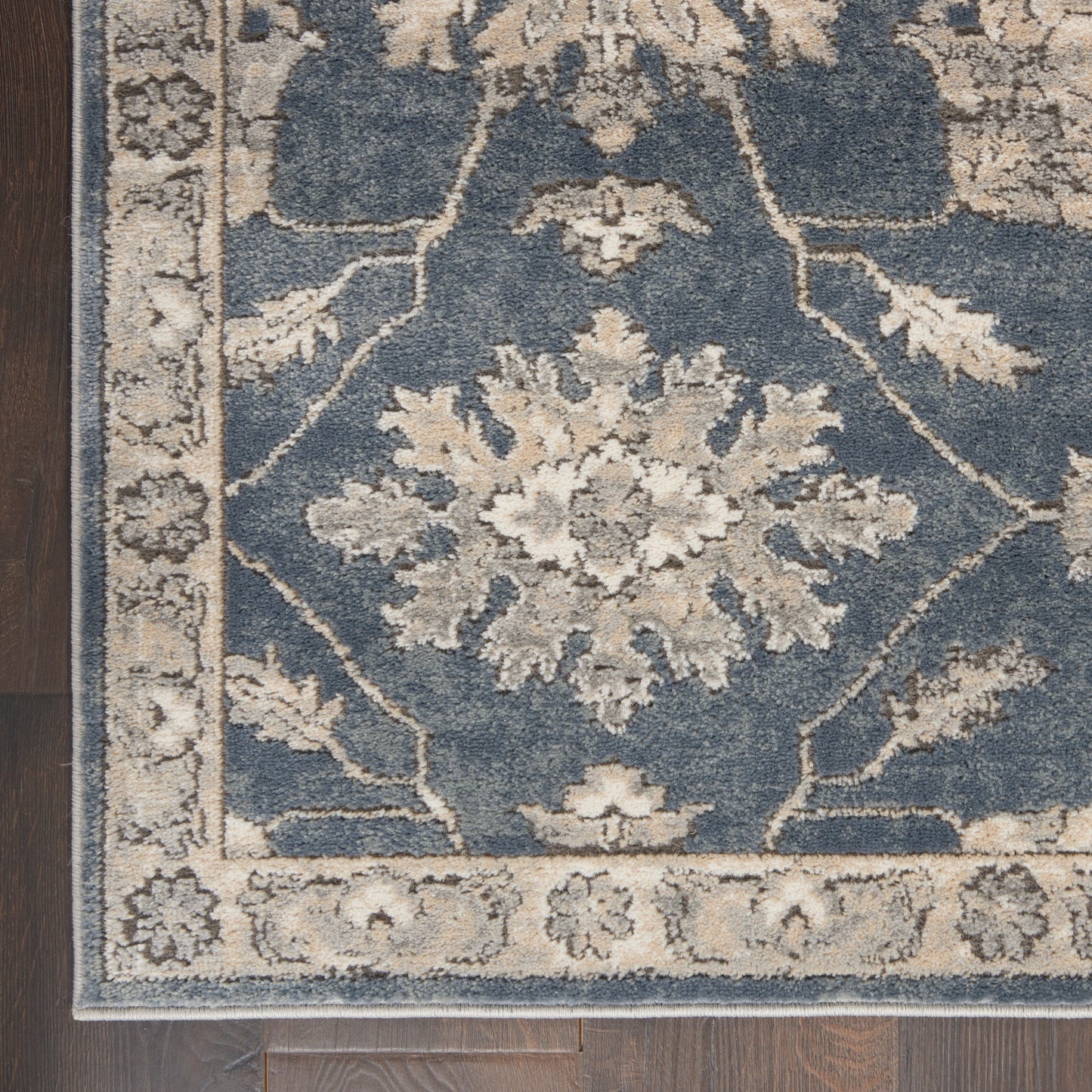 Nourison Quarry 3'9" x 5'9" Blue Beige Vintage Indoor Rug