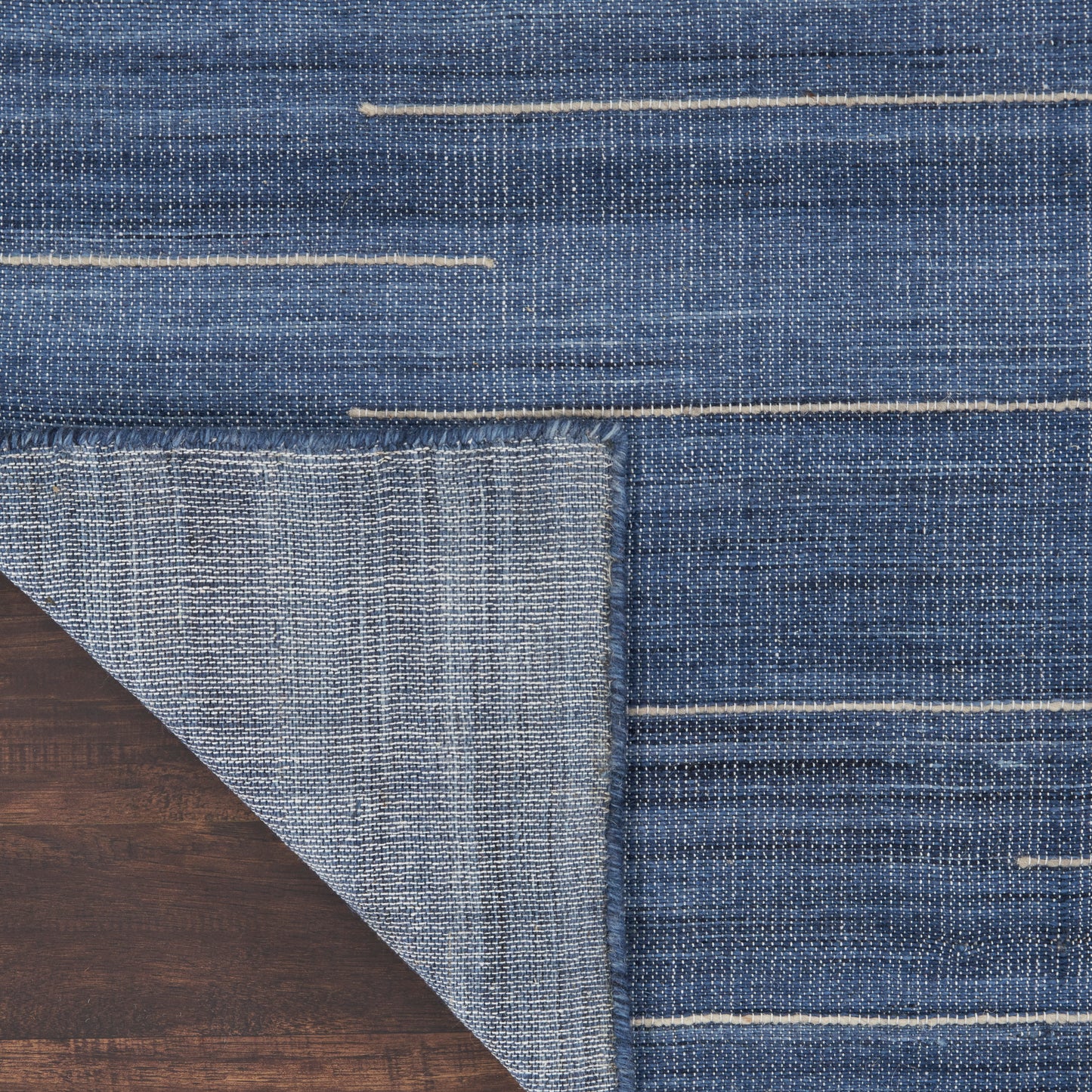 Nourison Interweave 5'3" x 7'3" Navy Modern Indoor Rug