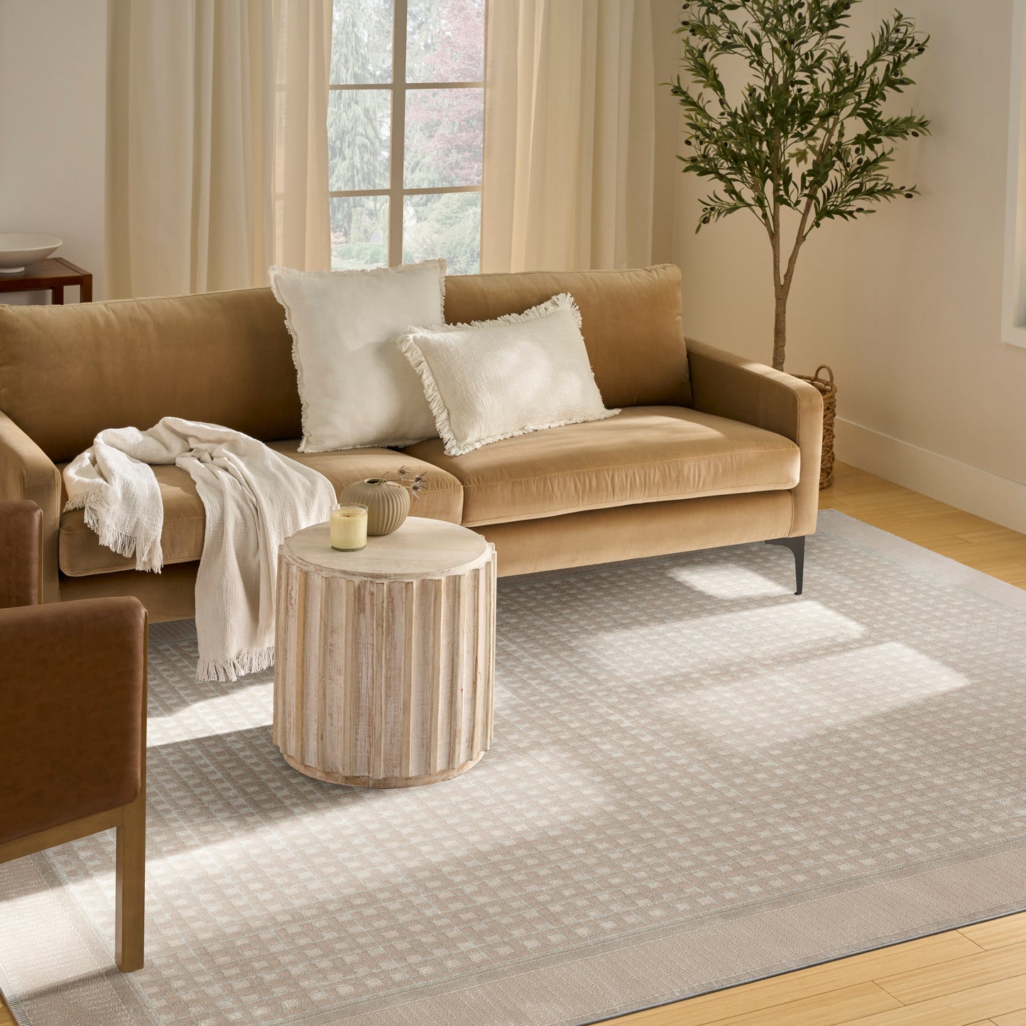 Nourison Nordic 8' x 10' Beige Modern Indoor Rug