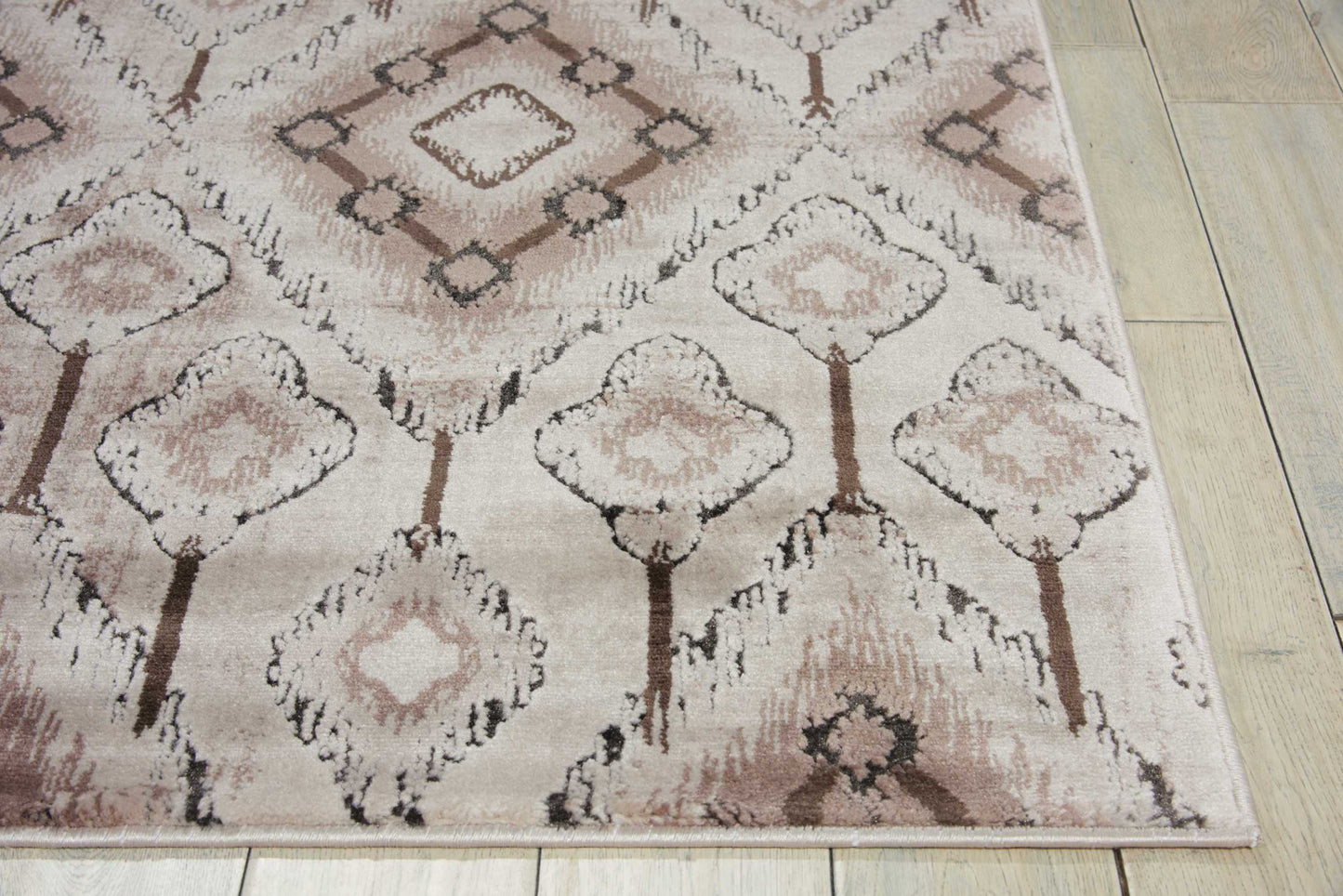 Nourison Karma 9'3" x 12'9" Beige Vintage Indoor Rug