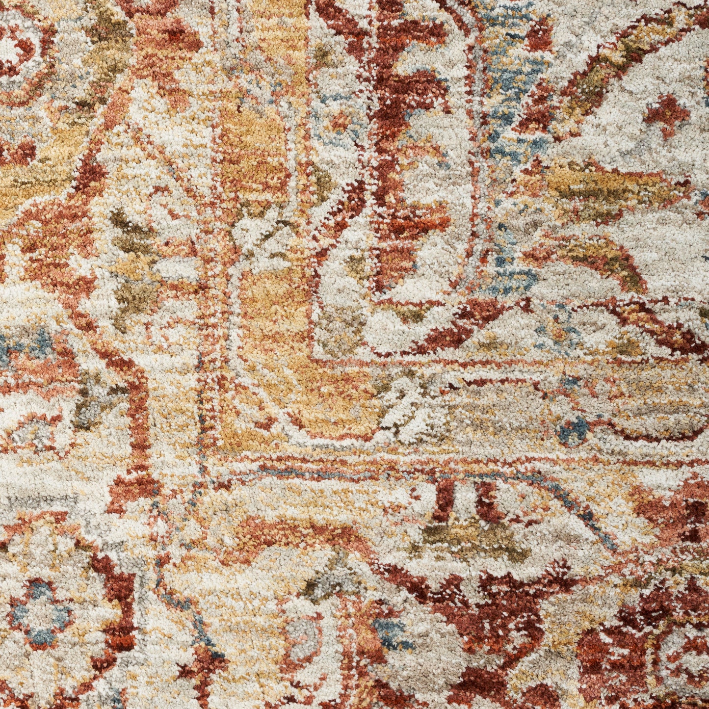 Nourison Sahar 3'11" x 5'11" Rust Persian Indoor Rug