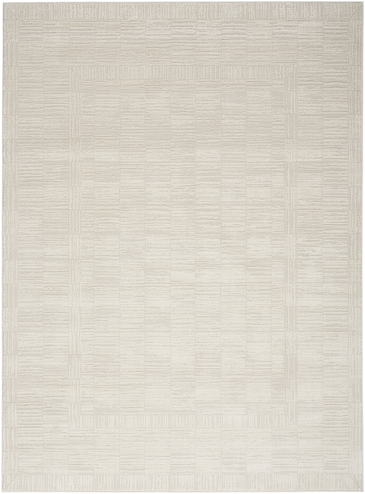 Nourison Dew 5'3" x 7' Beige Modern Indoor Rug