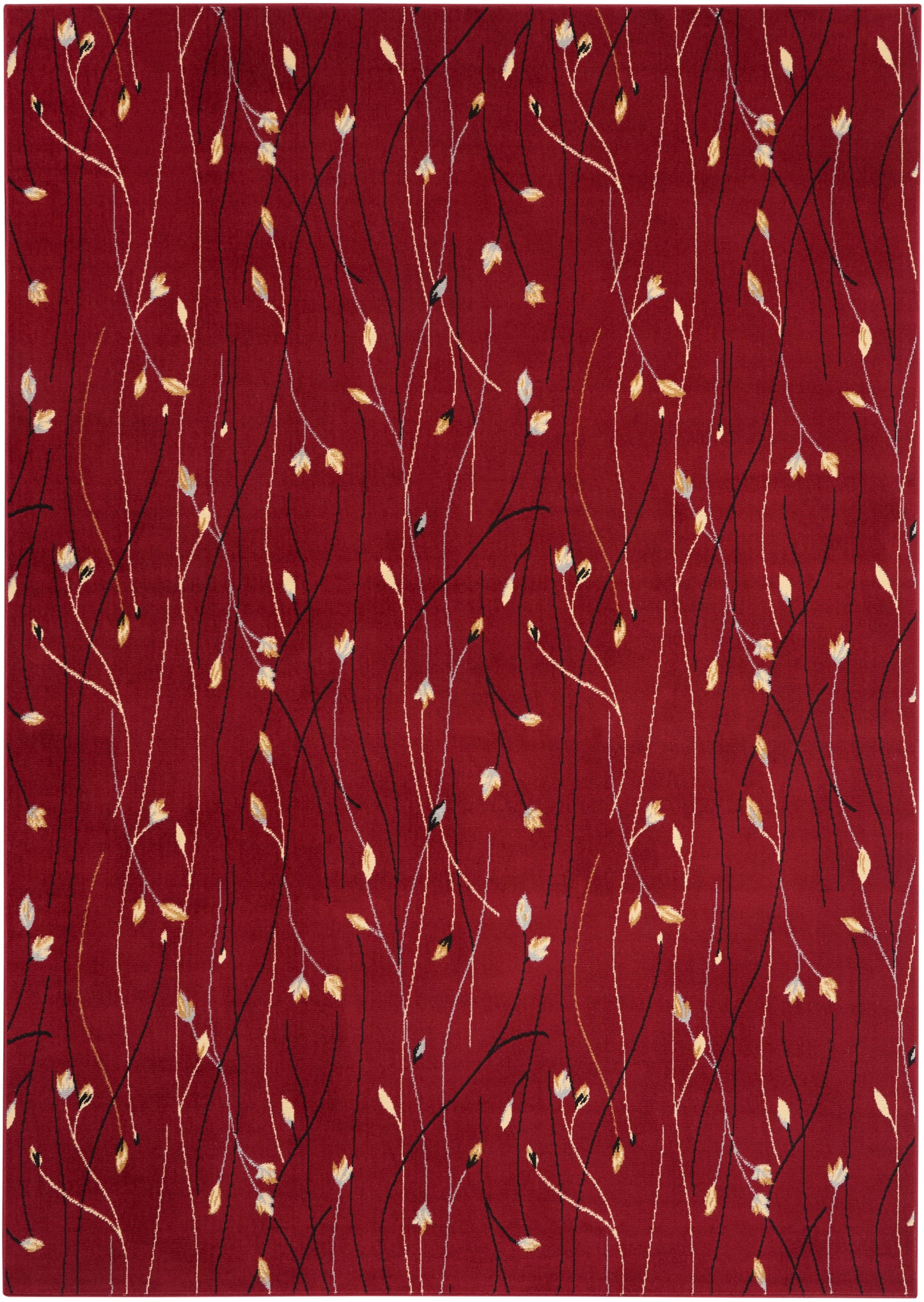 Nourison Grafix 7' x 10' Red Contemporary Indoor Rug