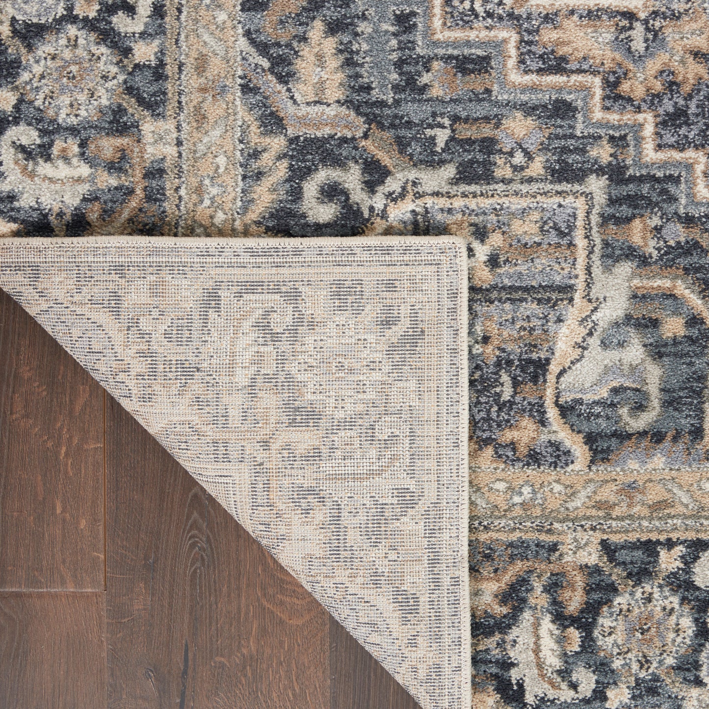 Nourison Moroccan Celebration 3'10" x 5'10" Navy Vintage Indoor Rug