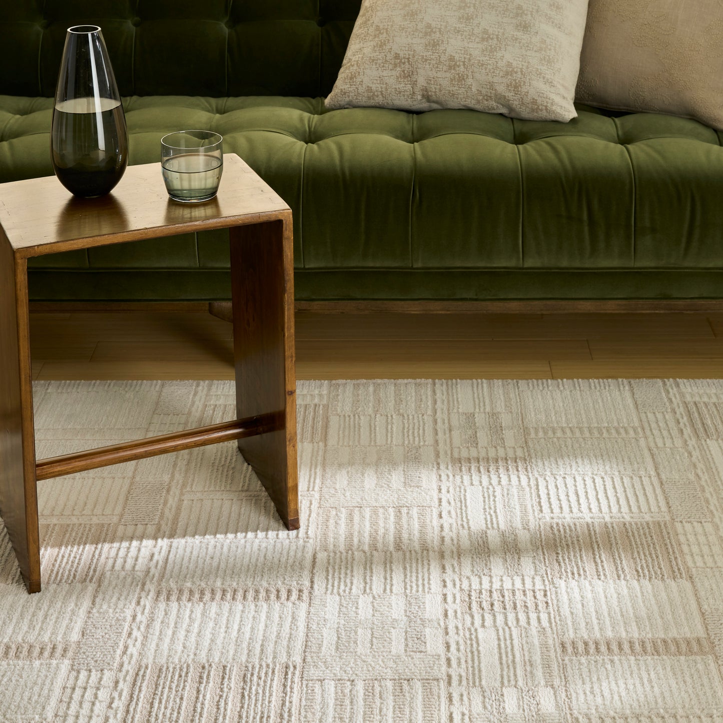 Nourison Nordic 4' x 6' Ivory Beige Modern Indoor Rug