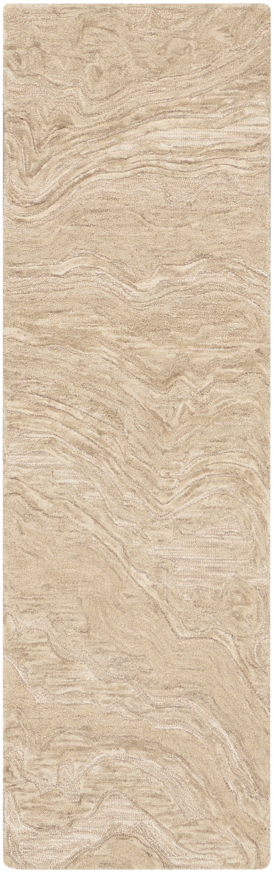 Nourison Graceful 2'3" x 7'6" Taupe Modern Indoor Rug