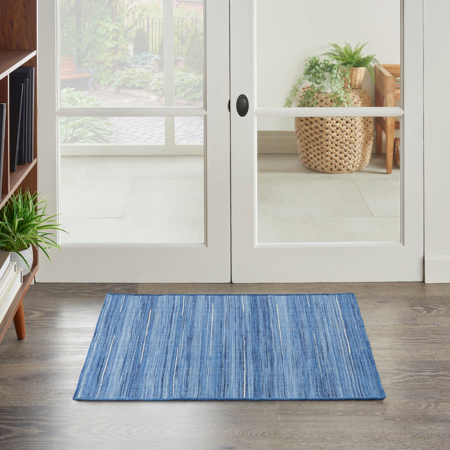 Nourison Interweave 2' x 3' Denim Modern Indoor Rug