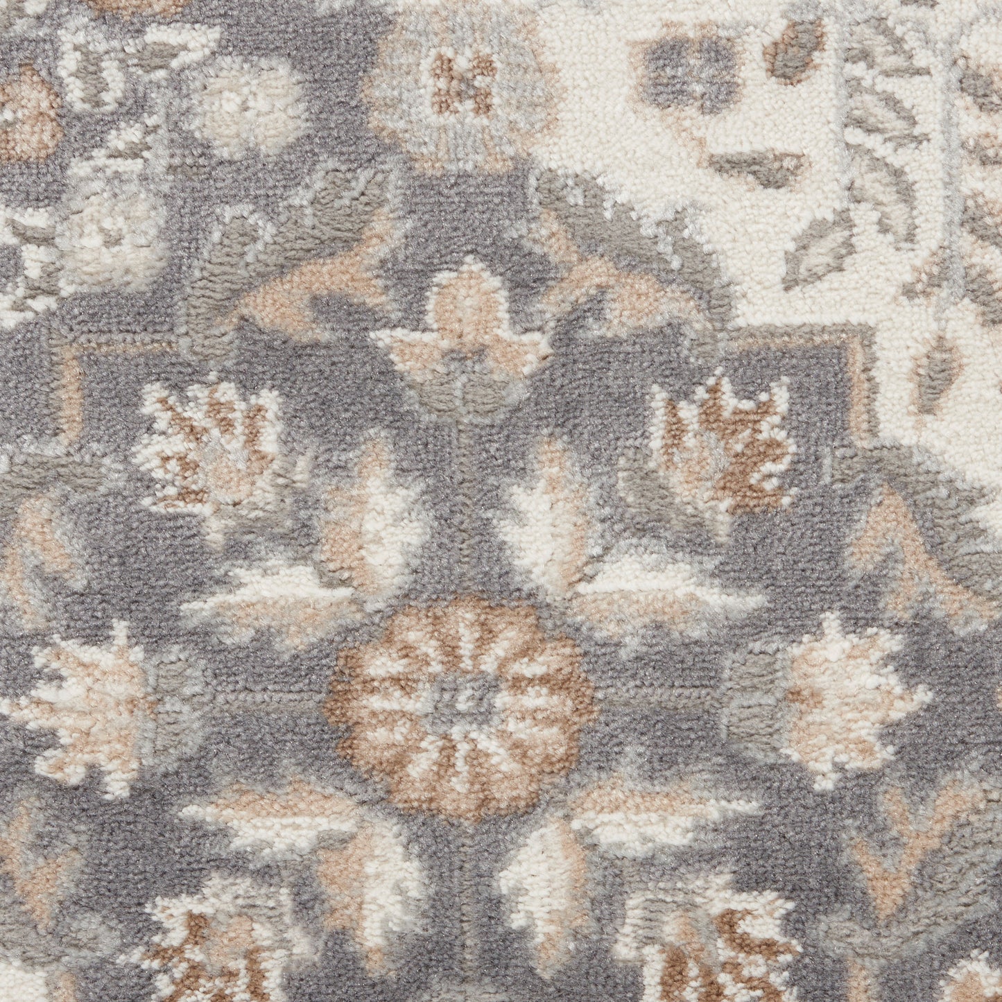 Nourison Elation 2' x 3' Ivory Grey Transitional Indoor Rug