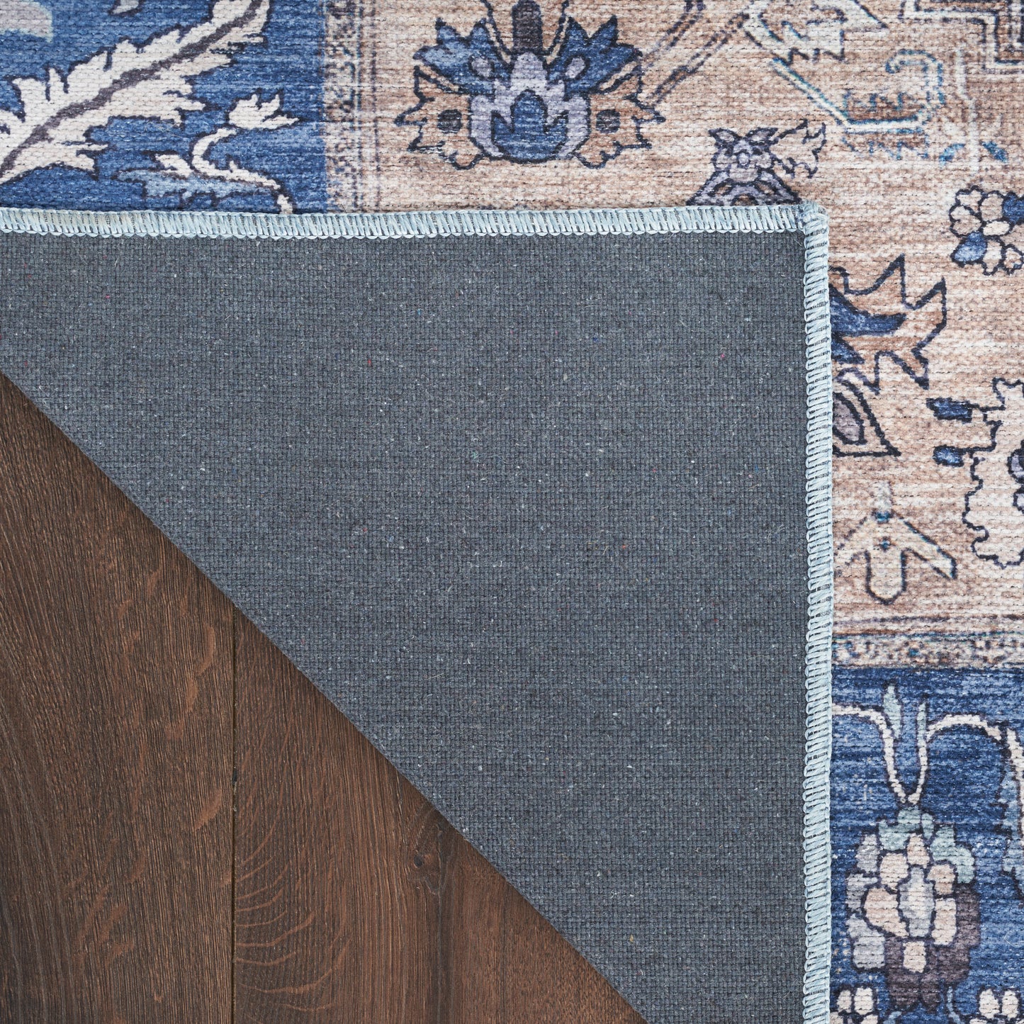 Nourison Grand Washables 2' x 3'9" Denim Vintage Indoor Rug