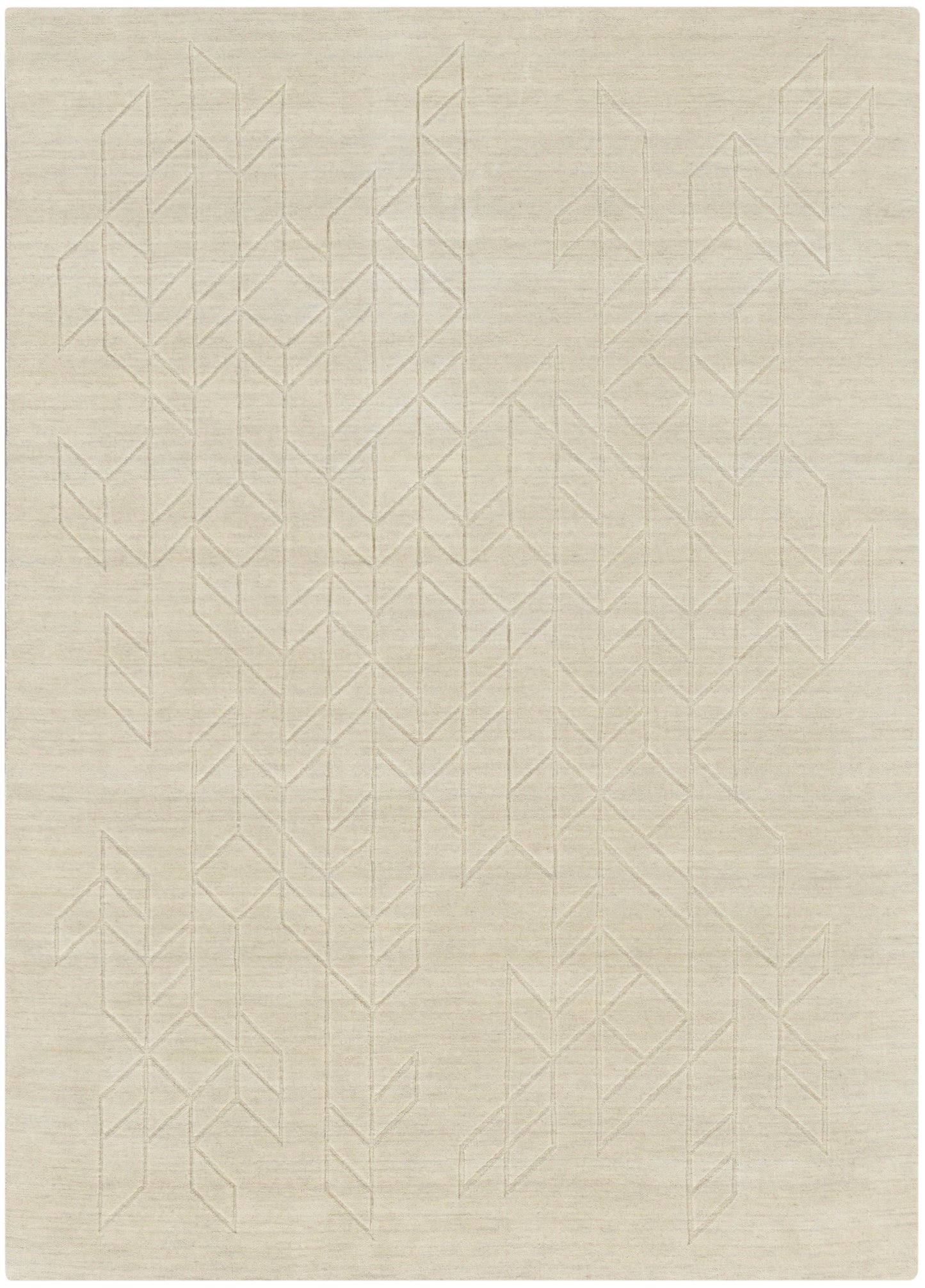 Nourison Alessia 7'9" x 9'9" Ivory Modern Indoor Rug
