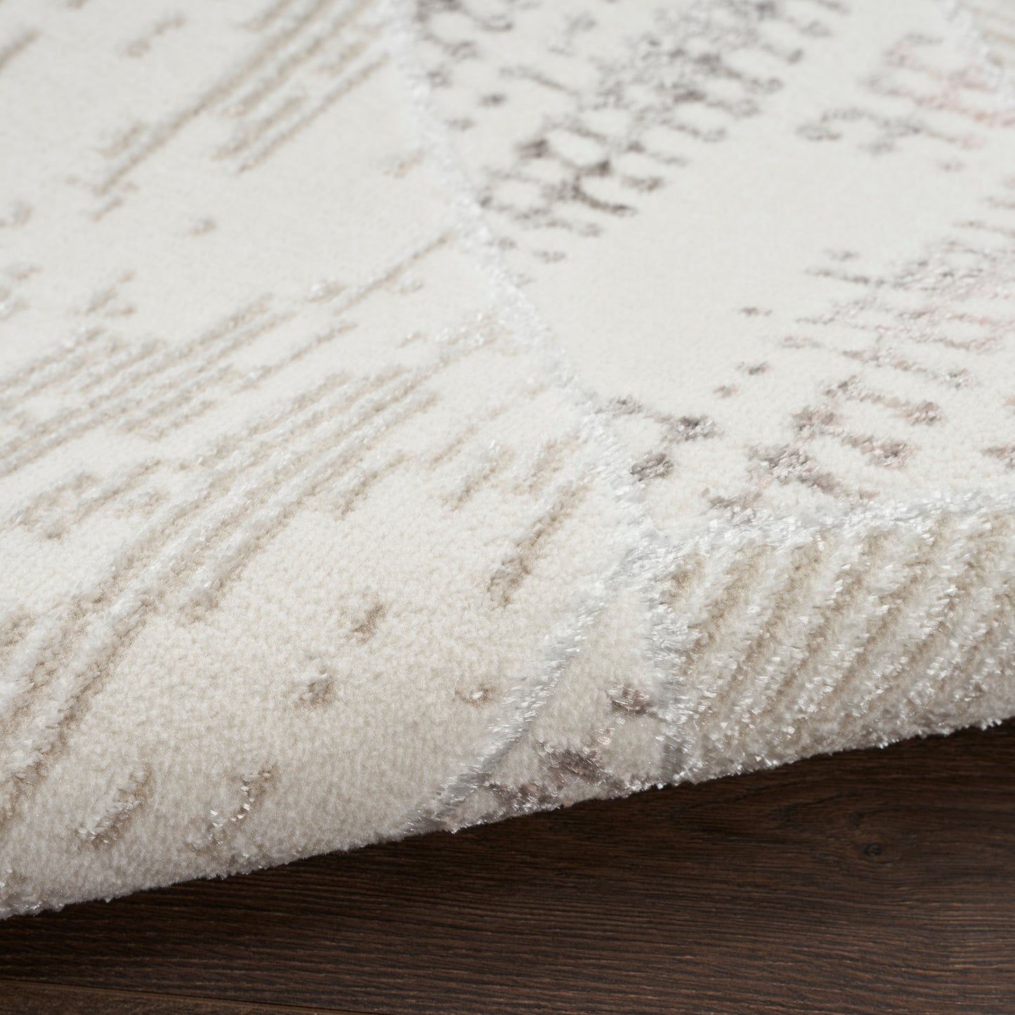 Nourison Glitz 3'11" x 5'11" Ivory/Multi Contemporary Indoor Rug