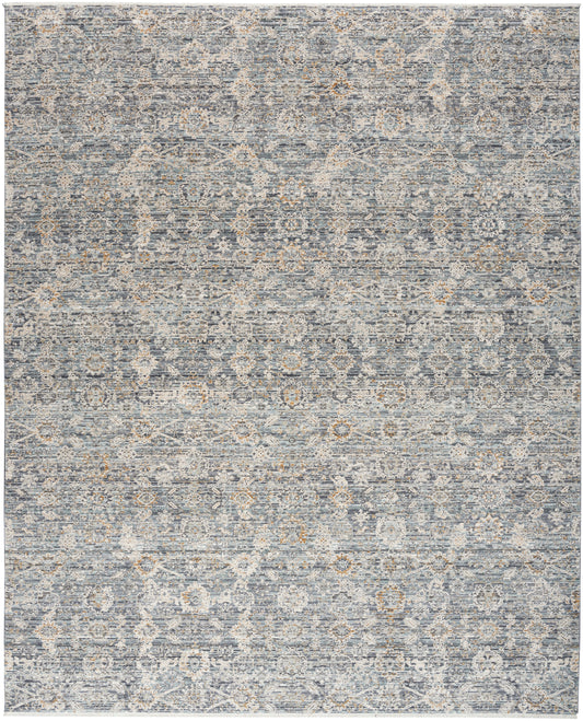 Nourison Lynx 9'10" x 13'6" Charcoal Vintage Indoor Rug