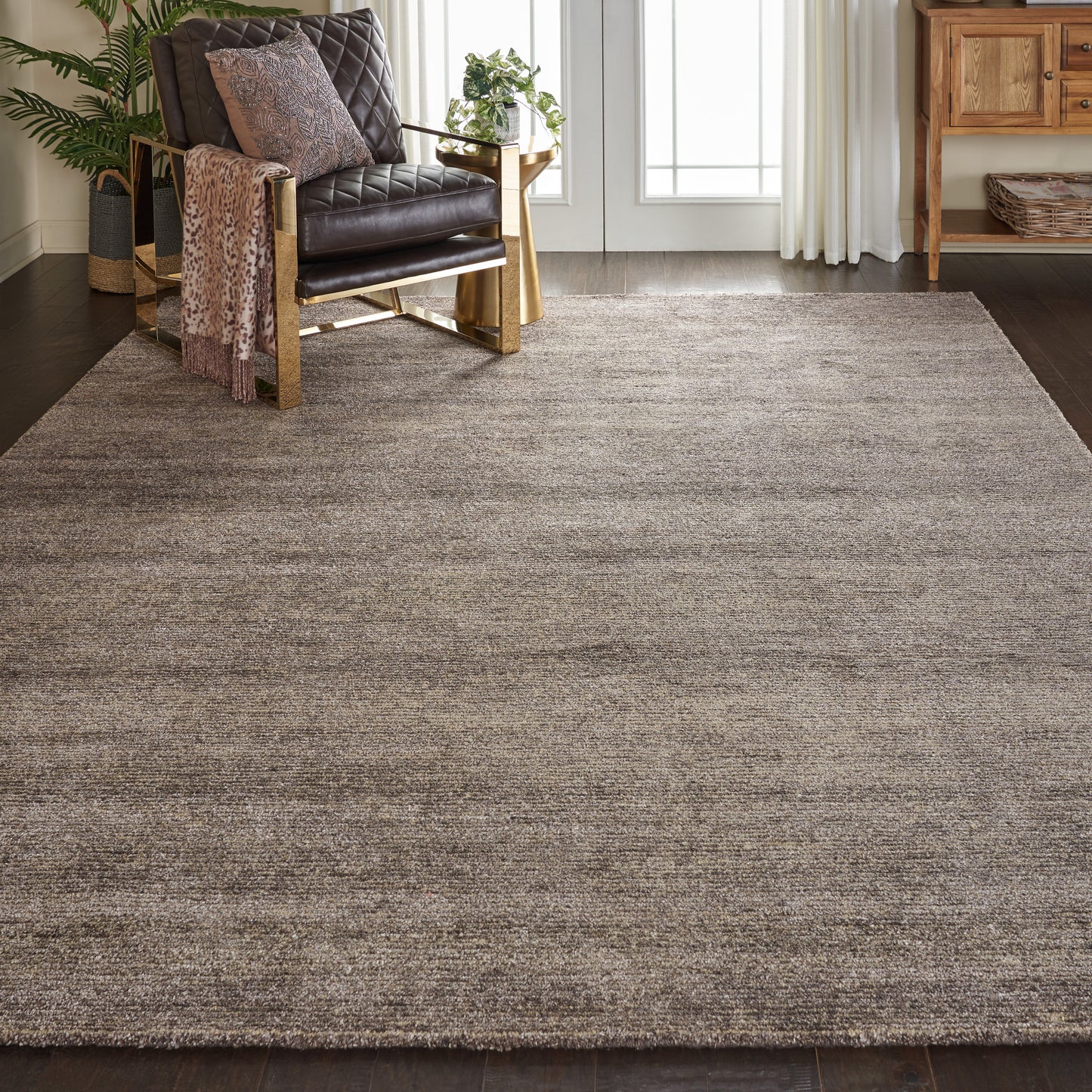 Nourison Weston 8' x 10'6" Charcoal Modern Indoor Rug