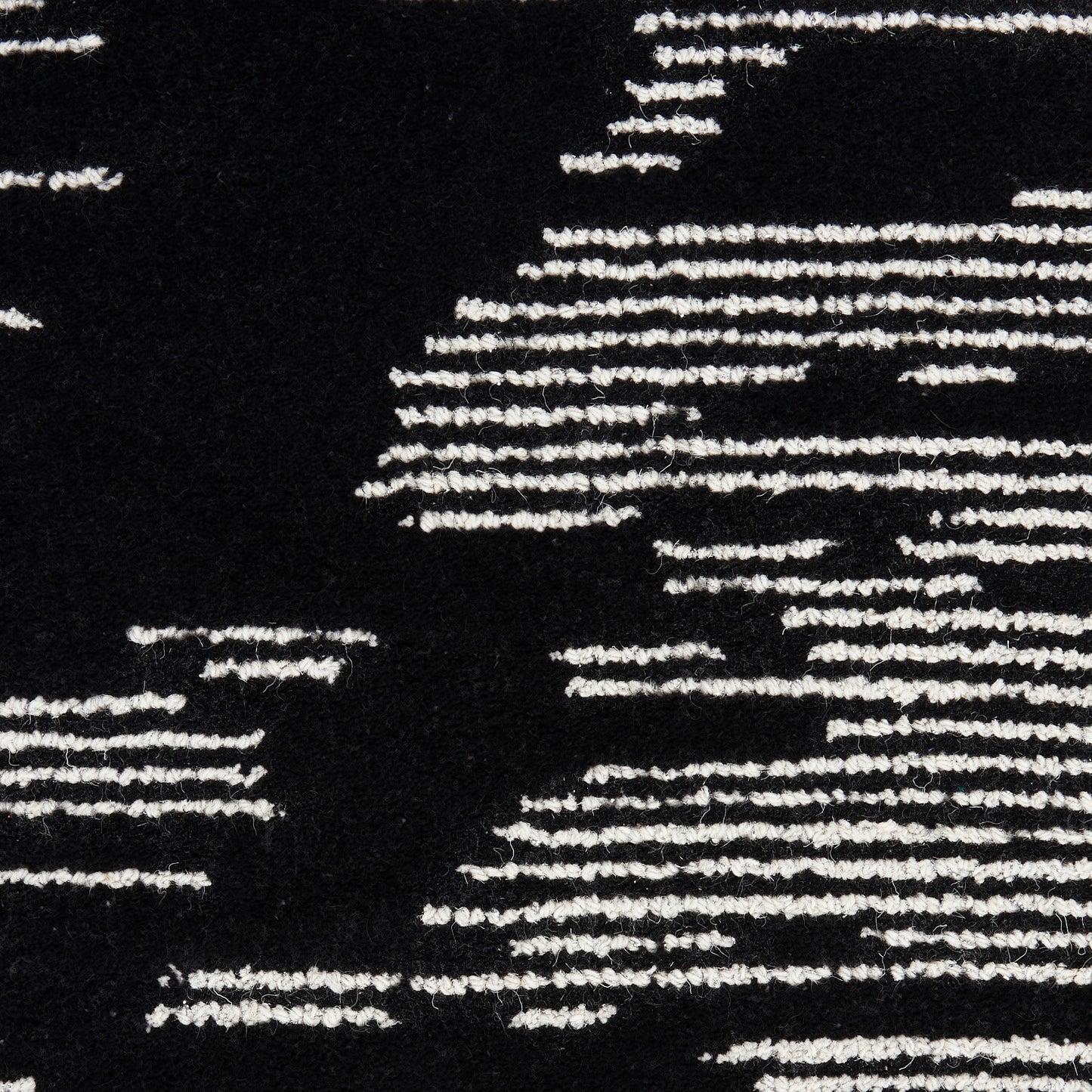 Michael Amini Ma30 Star 7'9" x 9'9" Black Ivory Modern Indoor Rug