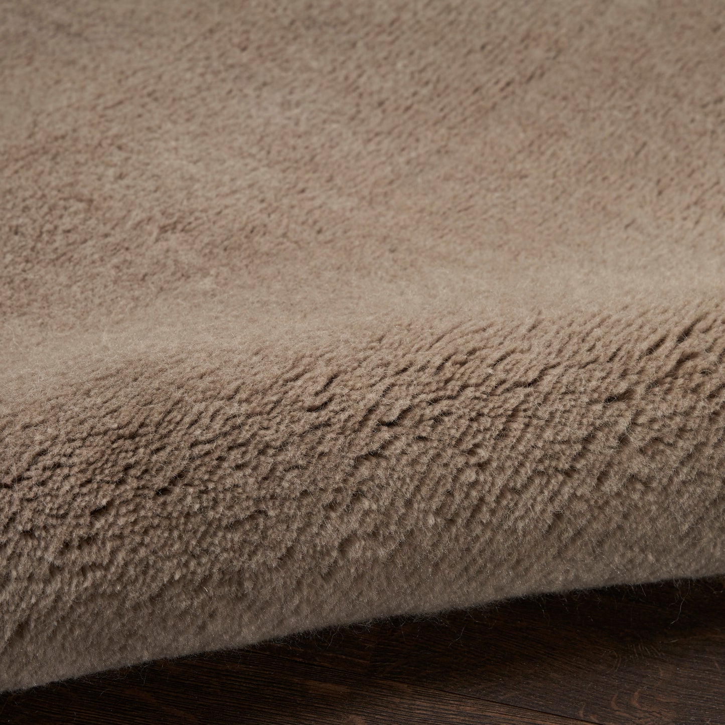 Nourison Plush Cloud 7'9" x 9'9" Taupe Modern Indoor Rug