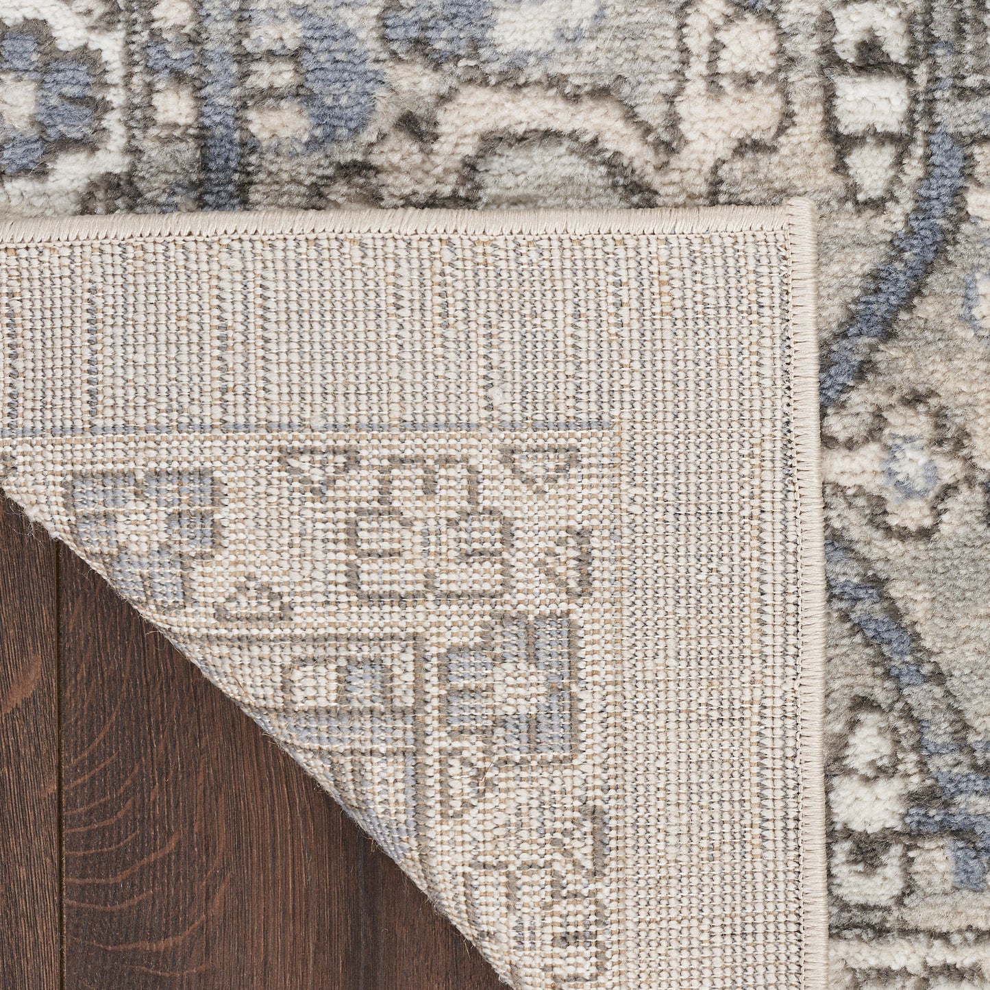 Nourison Quarry 5'3" x 7'3" Ivory Blue Vintage Indoor Rug
