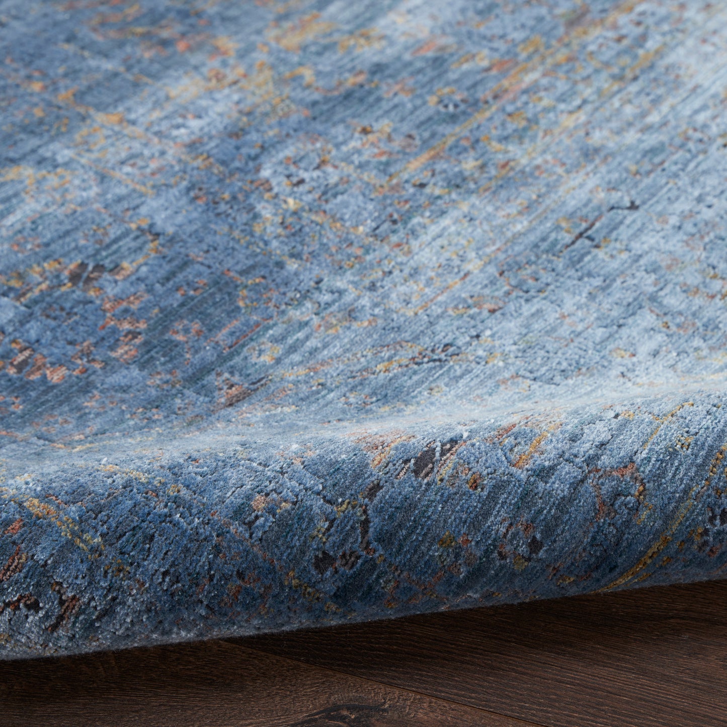 Nourison Luxurious 2' x 3' Blue Vintage Indoor Rug