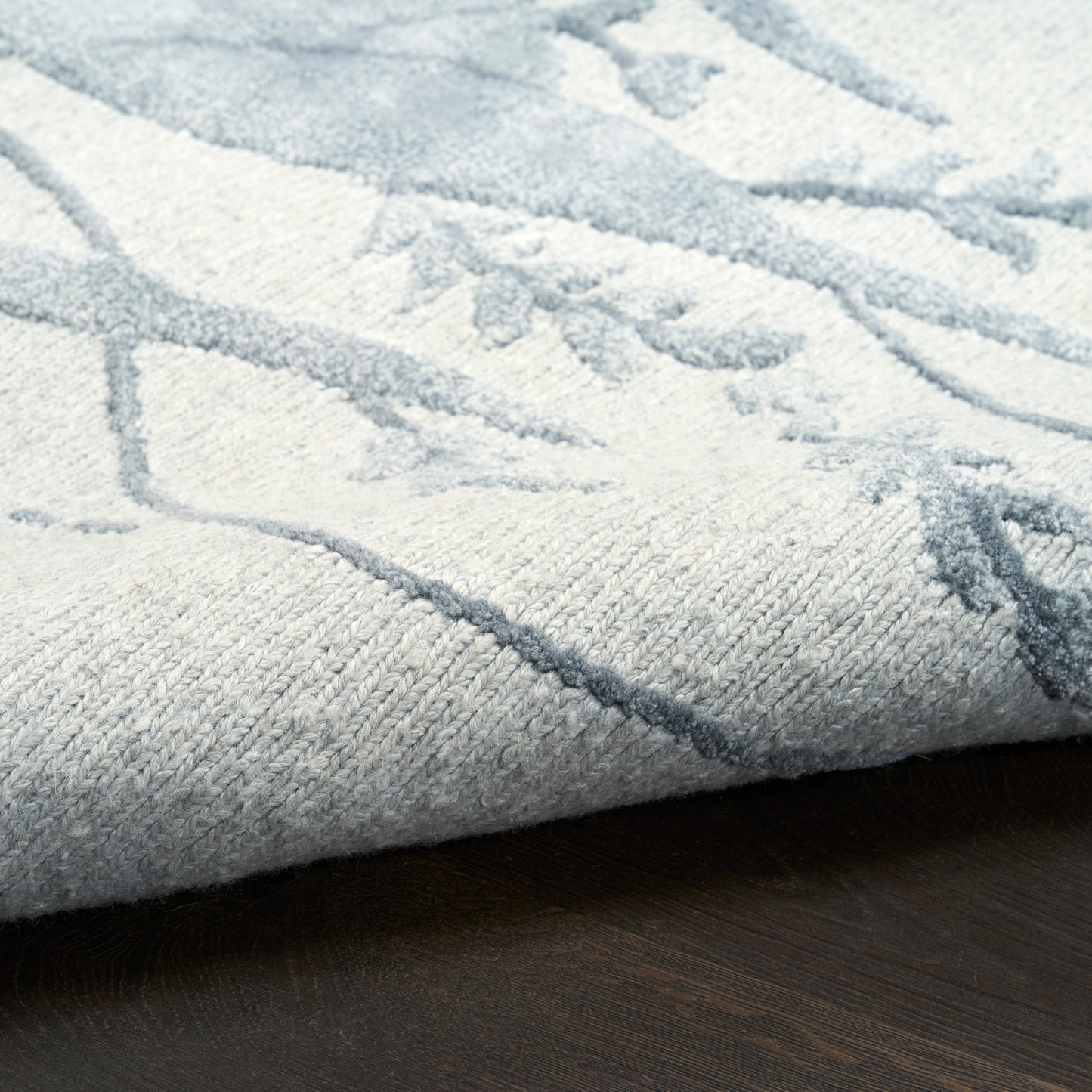 Nourison Divine 5'6" x 7'5" Slate Modern Indoor Rug