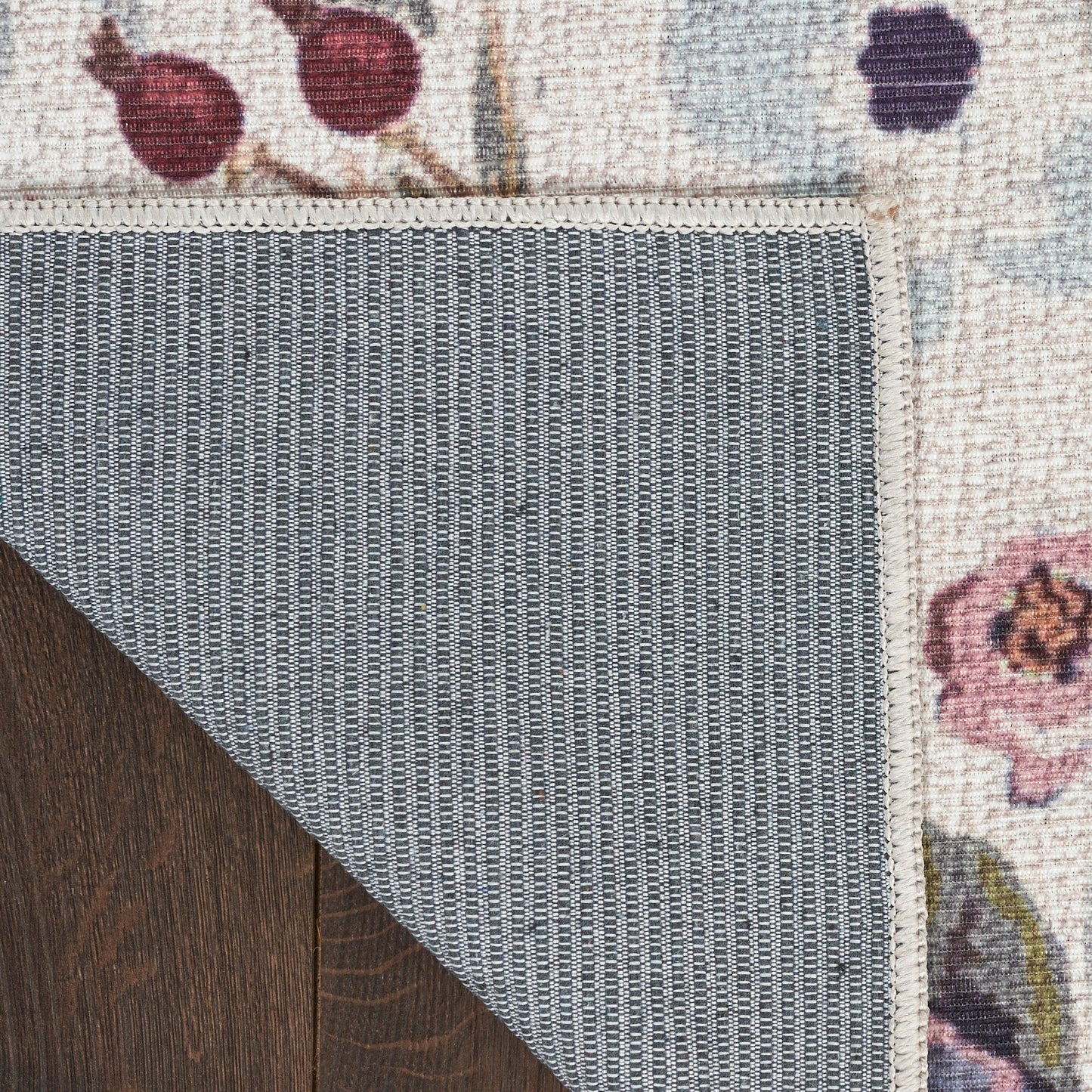 Nourison Nourison Washables 3' x 5' Ivory Pink Vintage Indoor Rug