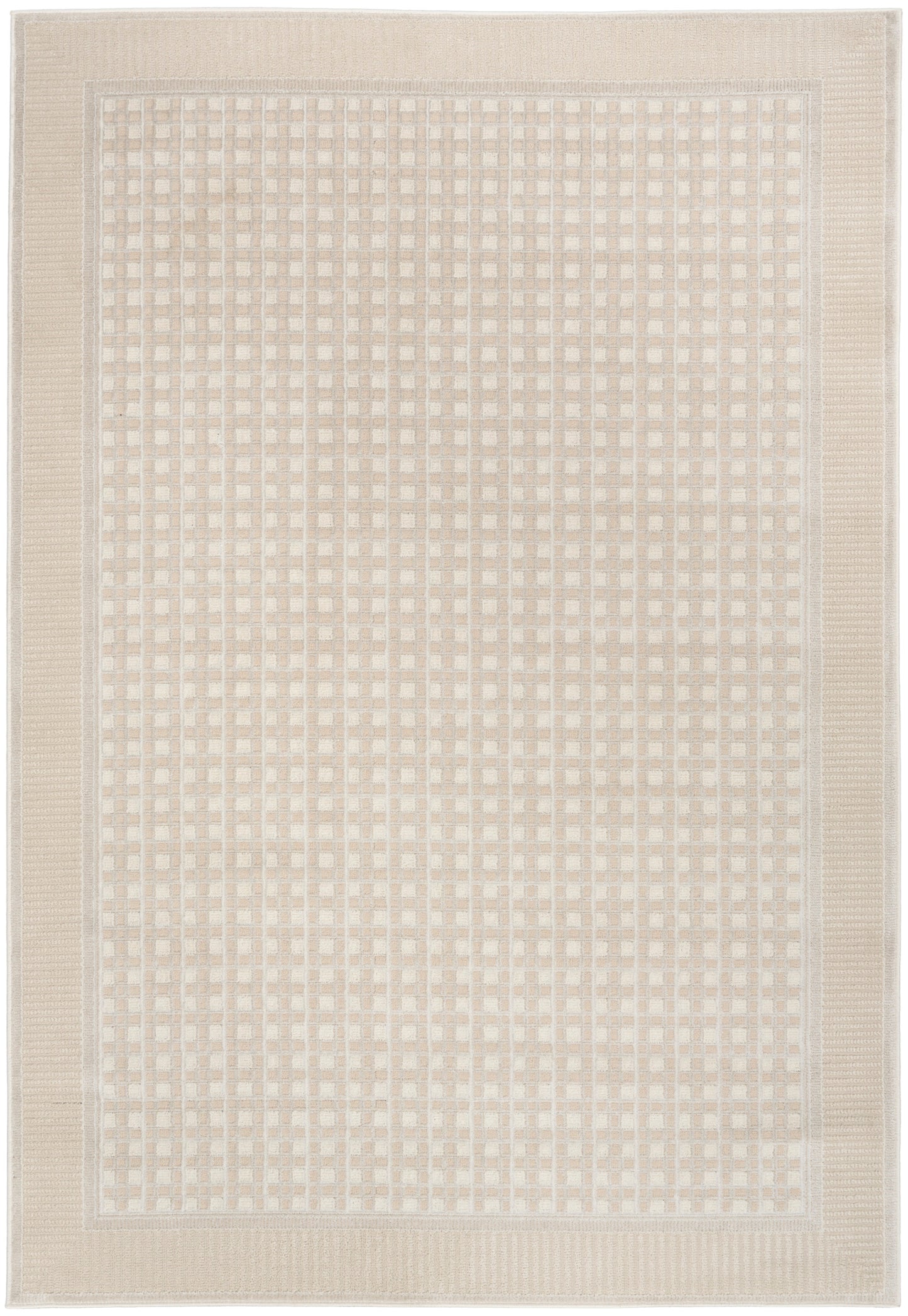 Nourison Nordic 5' x 7' Beige Modern Indoor Rug