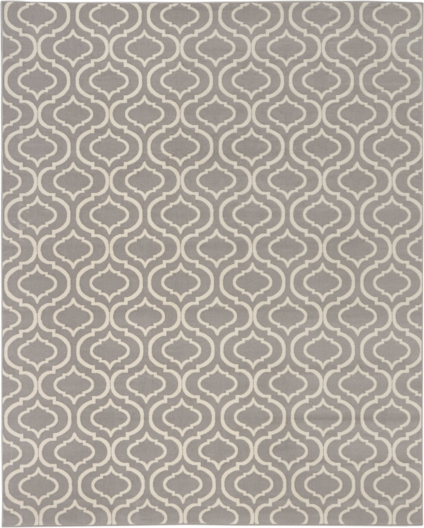 Nourison Jubilant 7'10" x 9'10" Grey Contemporary Indoor Rug