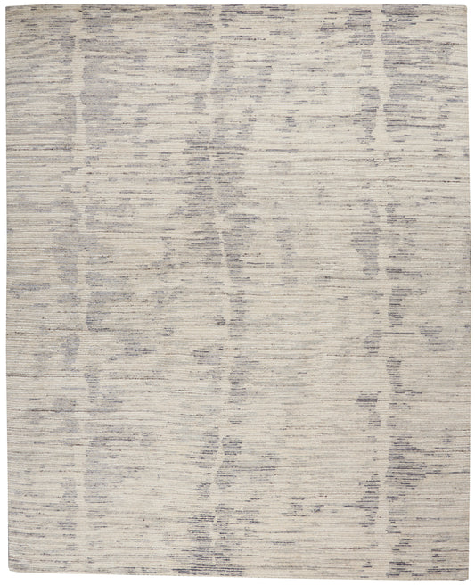 Nourison Ocean 9'9" x 13'9" Ivory Slate Modern Indoor Rug